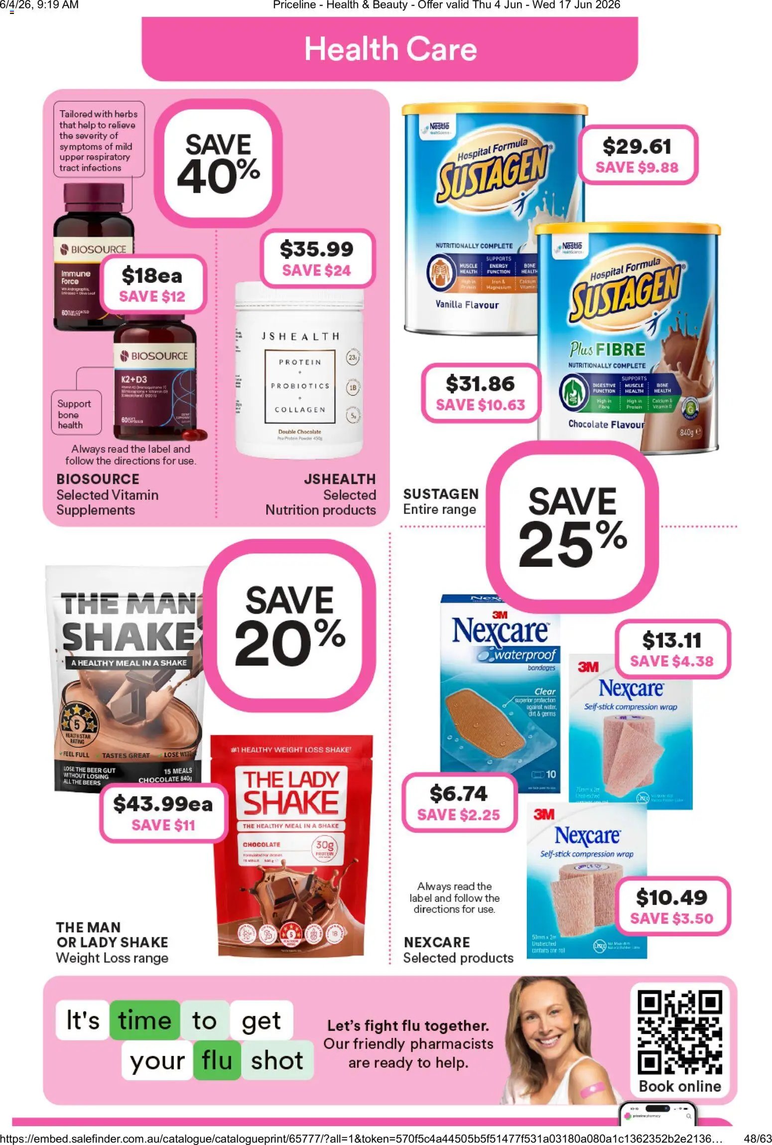 Priceline Pharmacy catalogue from 04/06/2026 Priceline Pharmacy catalogue