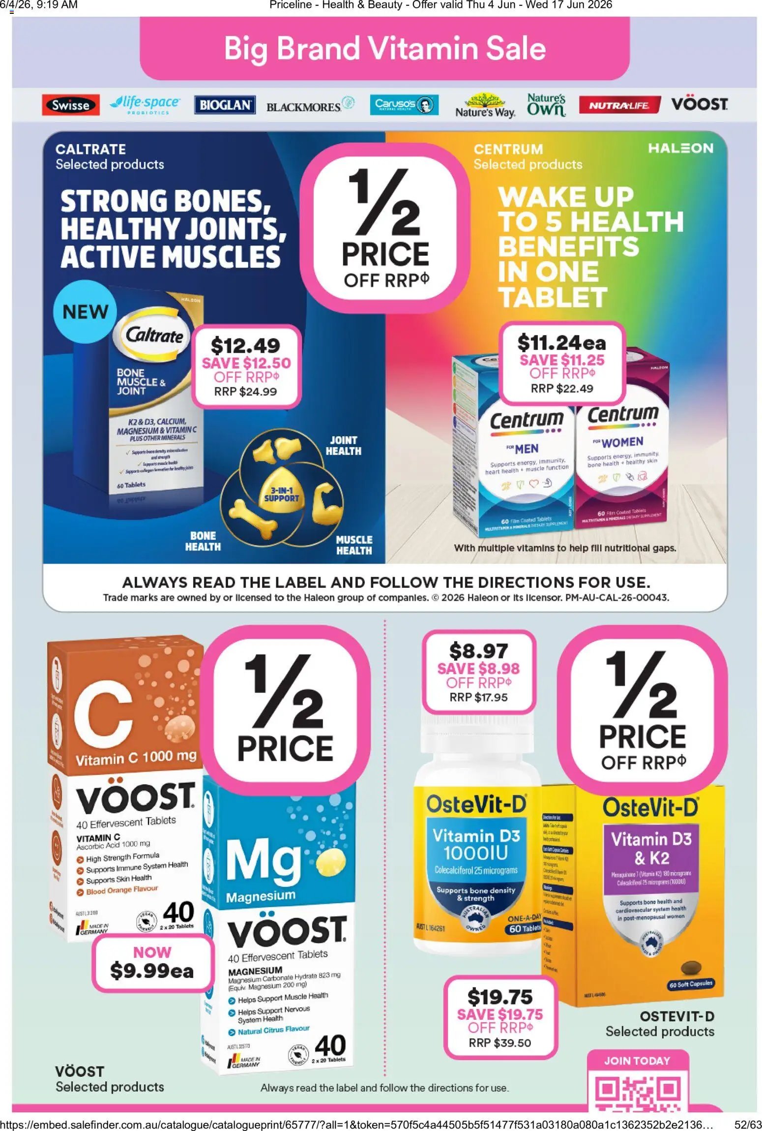 Priceline Pharmacy catalogue from 04/06/2026 Priceline Pharmacy catalogue