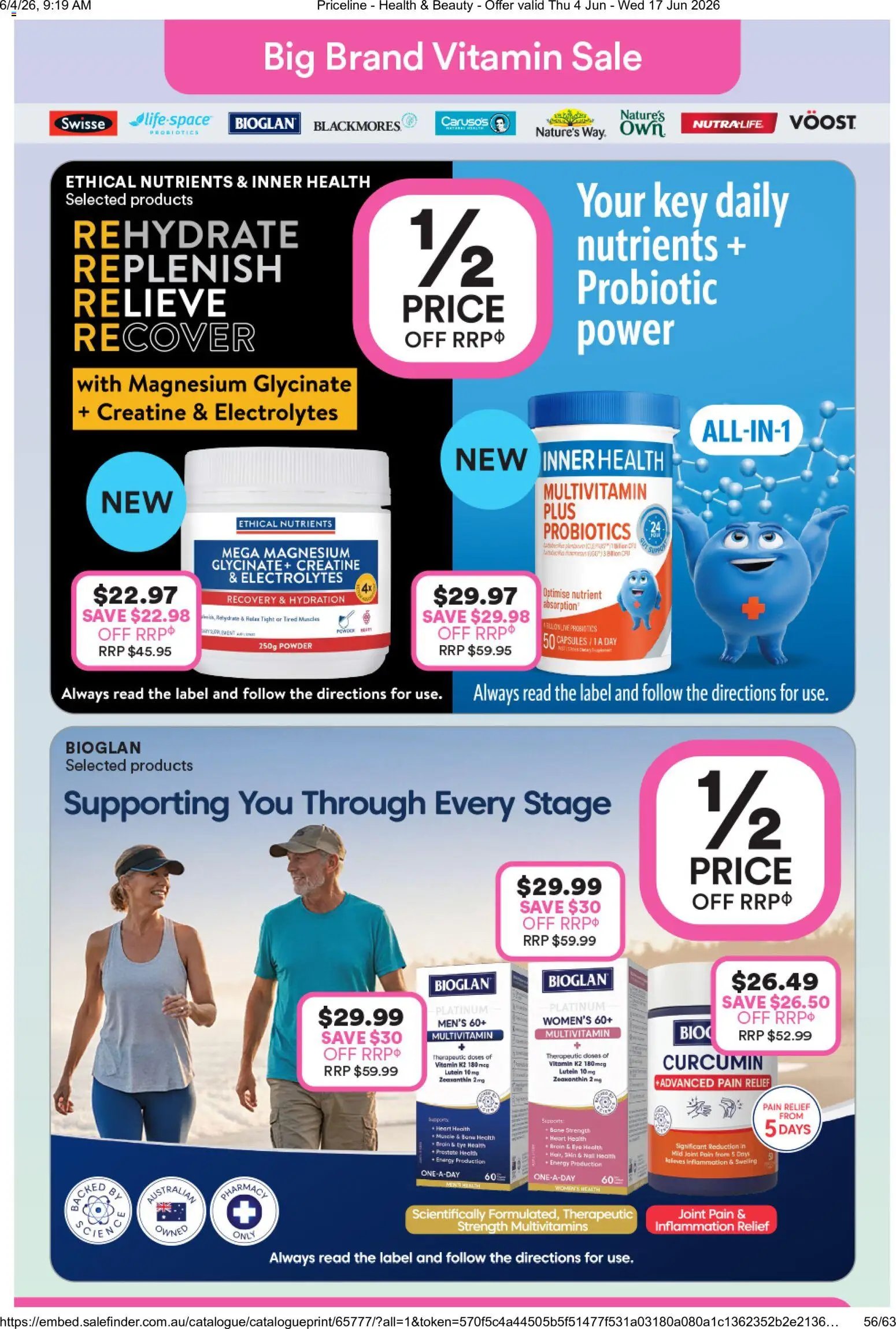 Priceline Pharmacy catalogue from 04/06/2026 Priceline Pharmacy catalogue