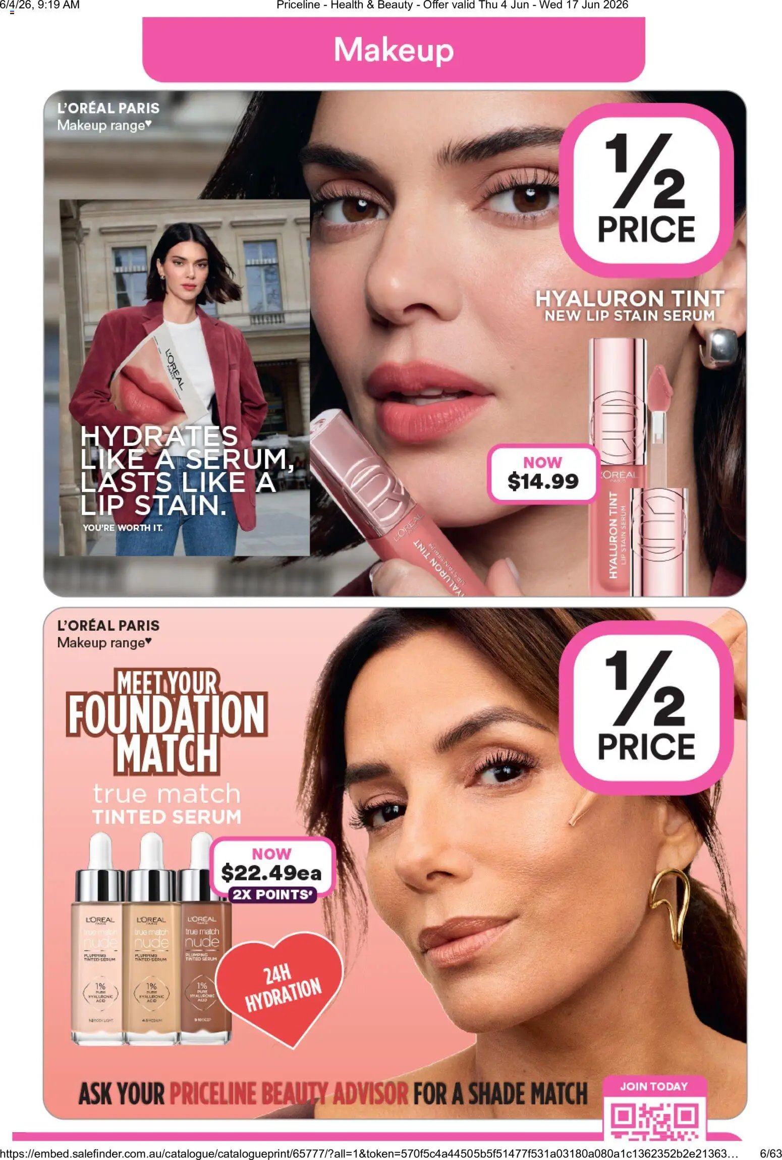 Priceline Pharmacy catalogue from 04/06/2026 Priceline Pharmacy catalogue