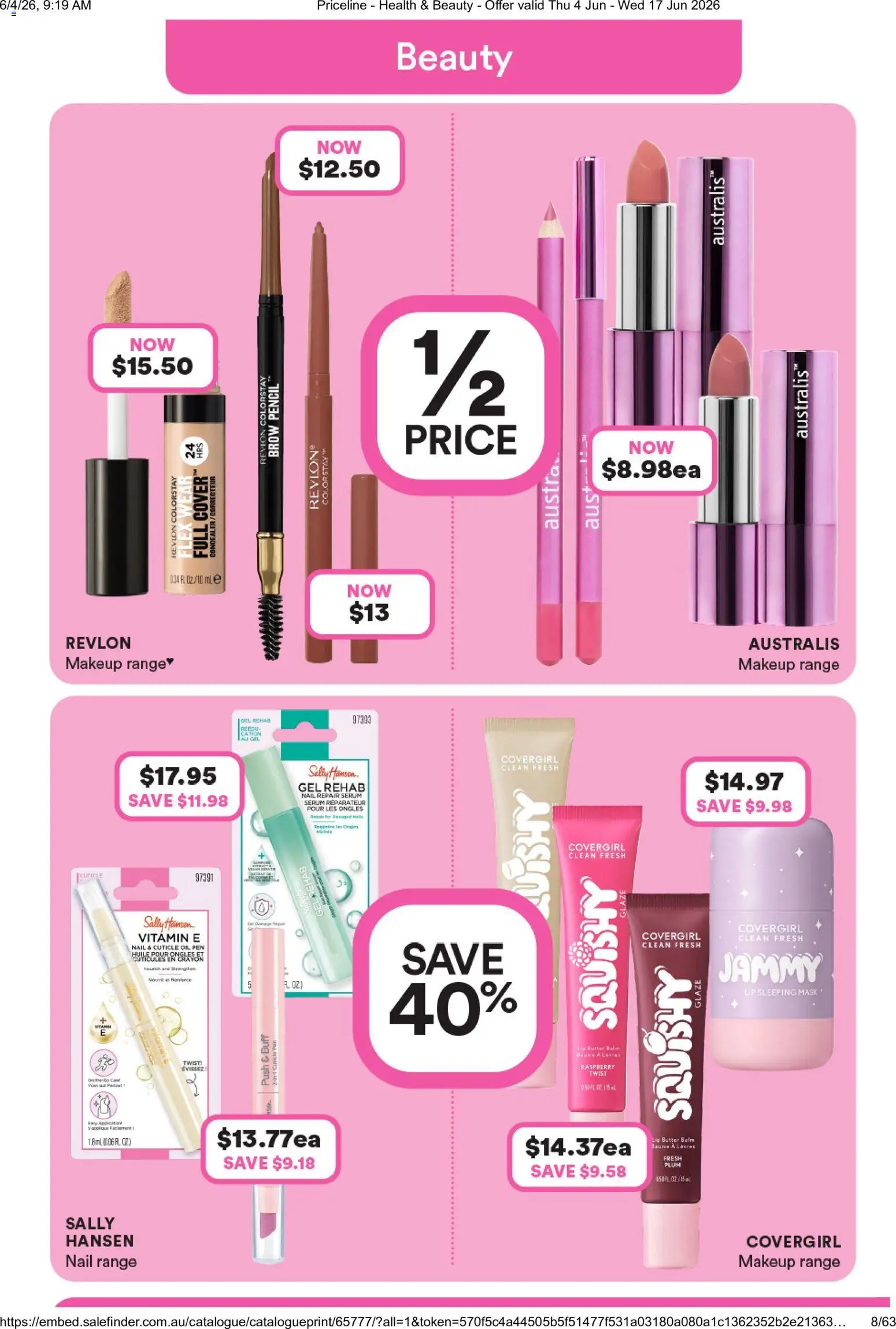 Priceline Pharmacy catalogue from 04/06/2026 Priceline Pharmacy catalogue