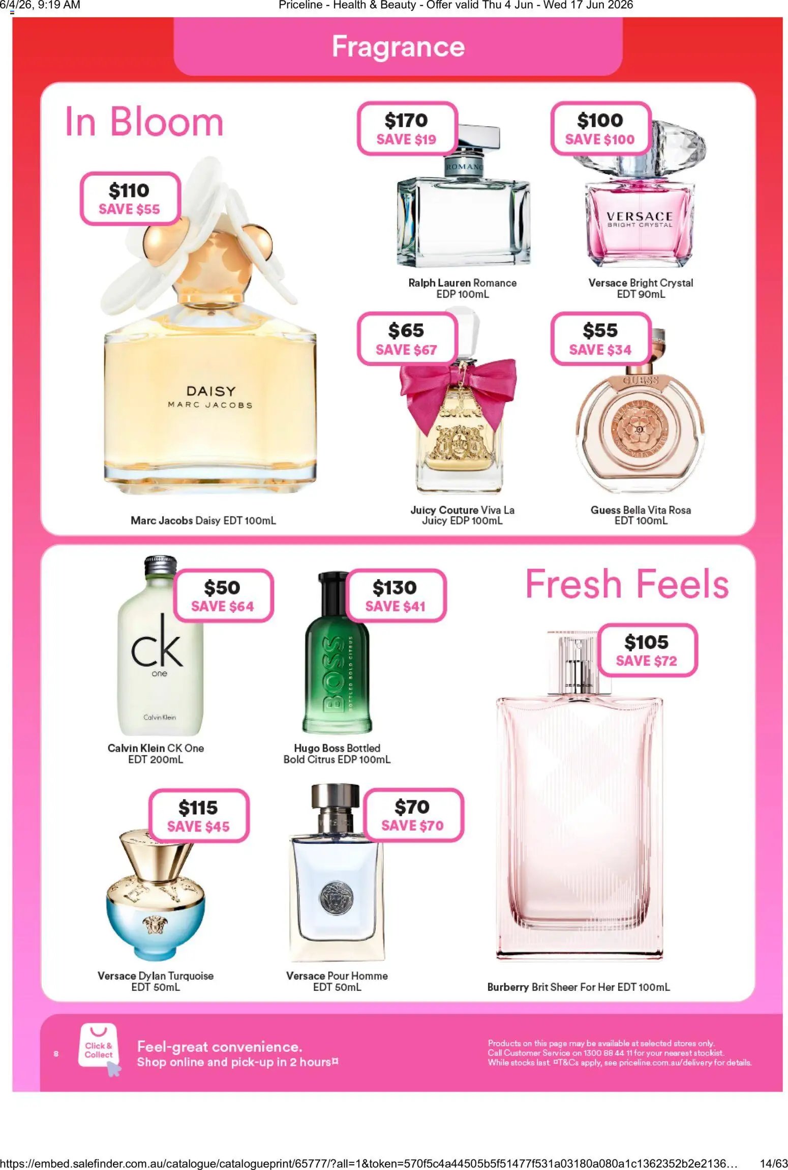 Priceline Pharmacy catalogue from 04/06/2026 Priceline Pharmacy catalogue