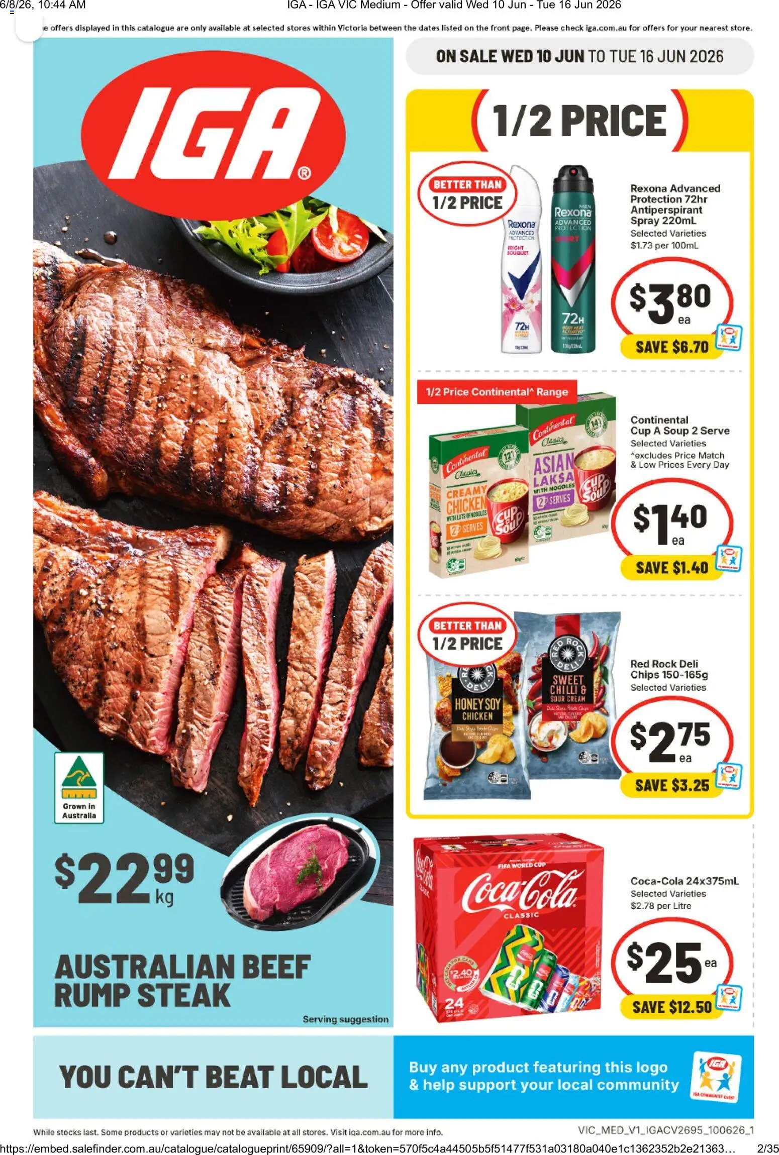 IGA catalogue from 10/06/2026 IGA catalogue
