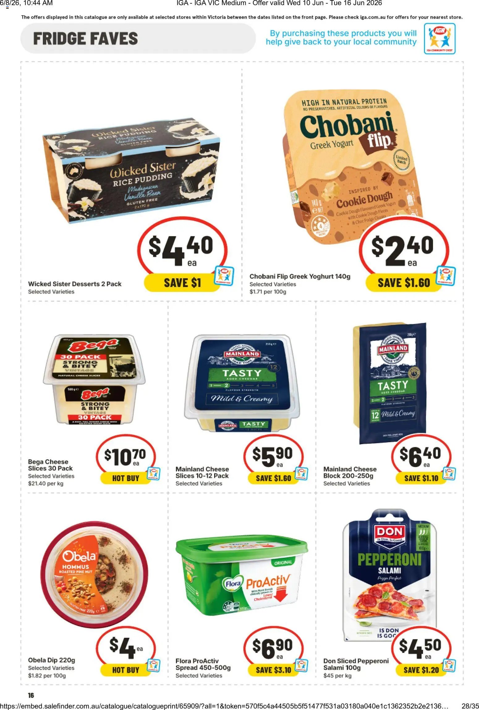 IGA catalogue from 10/06/2026 IGA catalogue