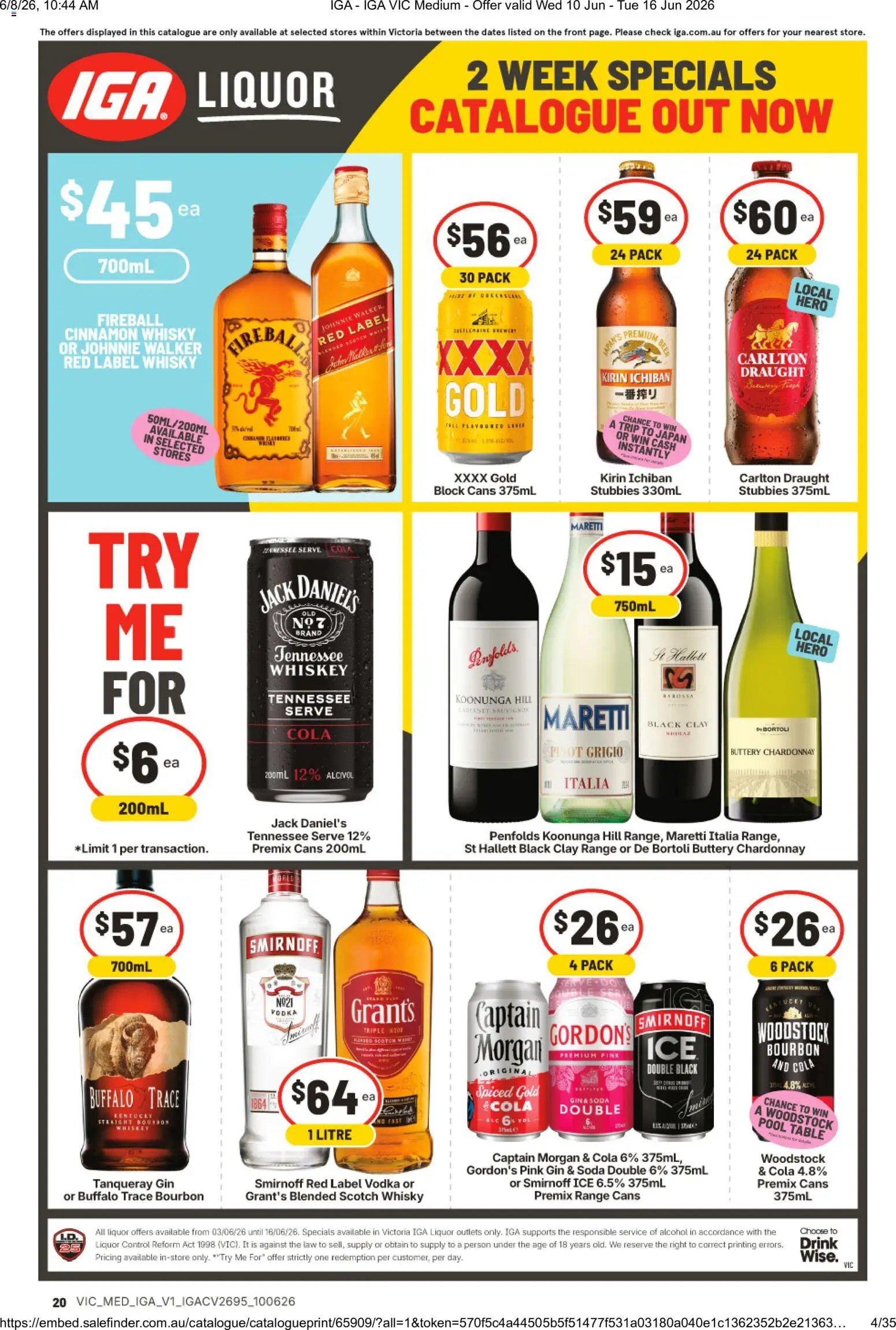 IGA catalogue from 10/06/2026 IGA catalogue