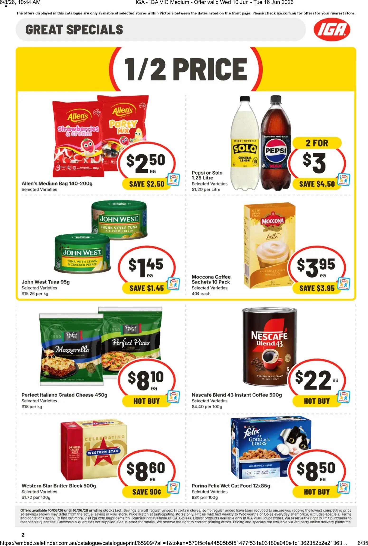 IGA catalogue from 10/06/2026 IGA catalogue