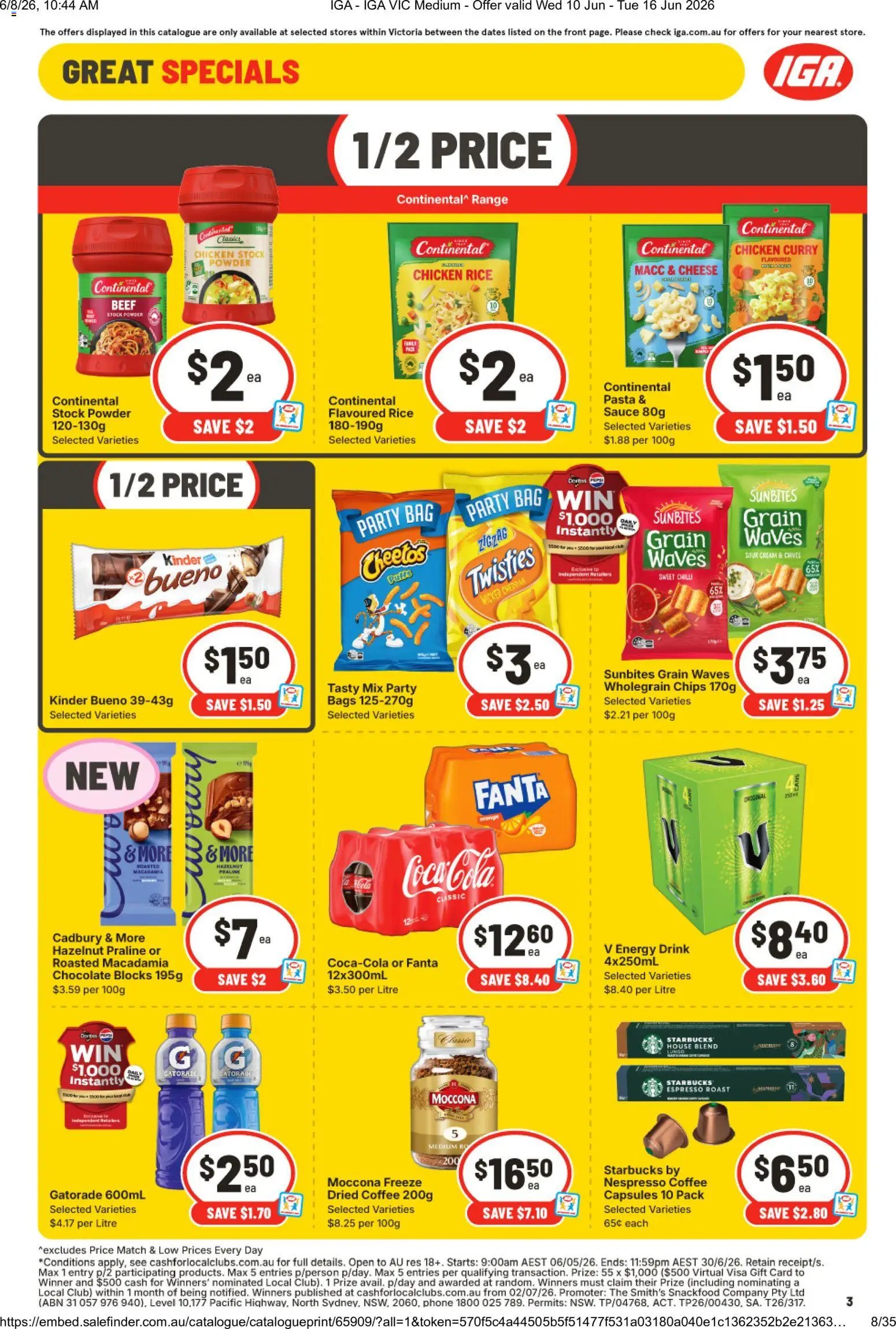 IGA catalogue from 10/06/2026 IGA catalogue