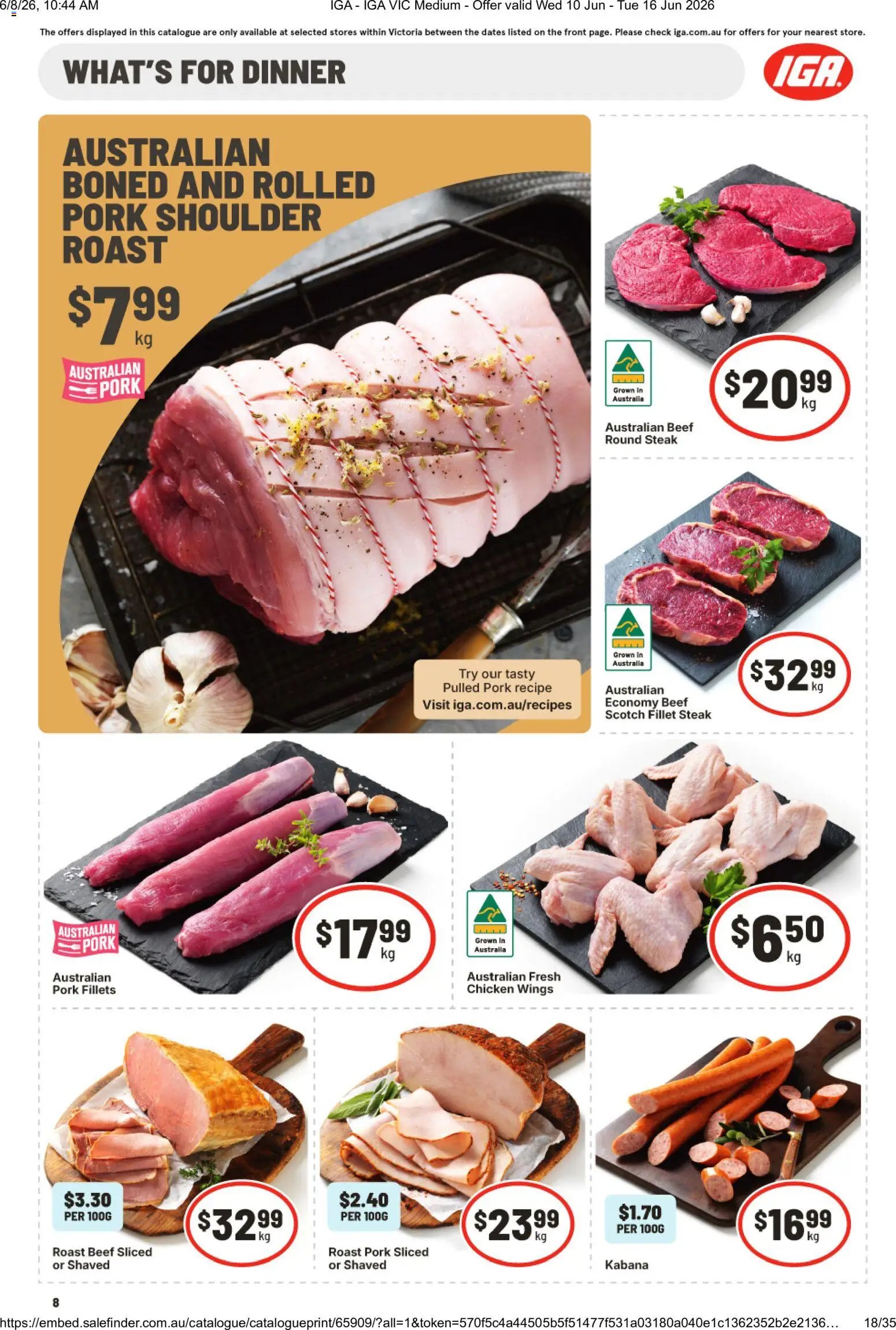 IGA catalogue from 10/06/2026 IGA catalogue