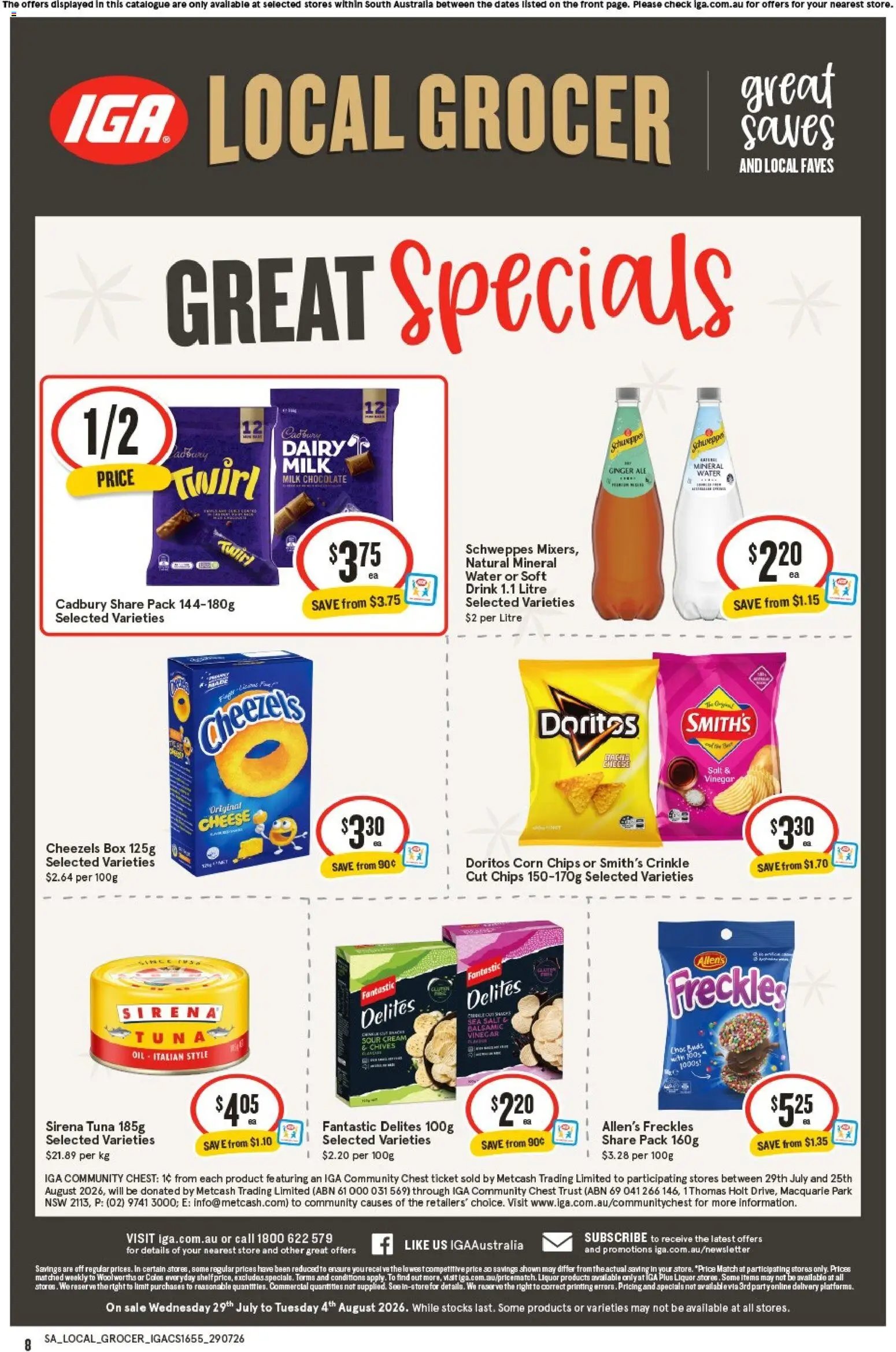 IGA catalogue from 29/07/2026 IGA Local Grocer SA