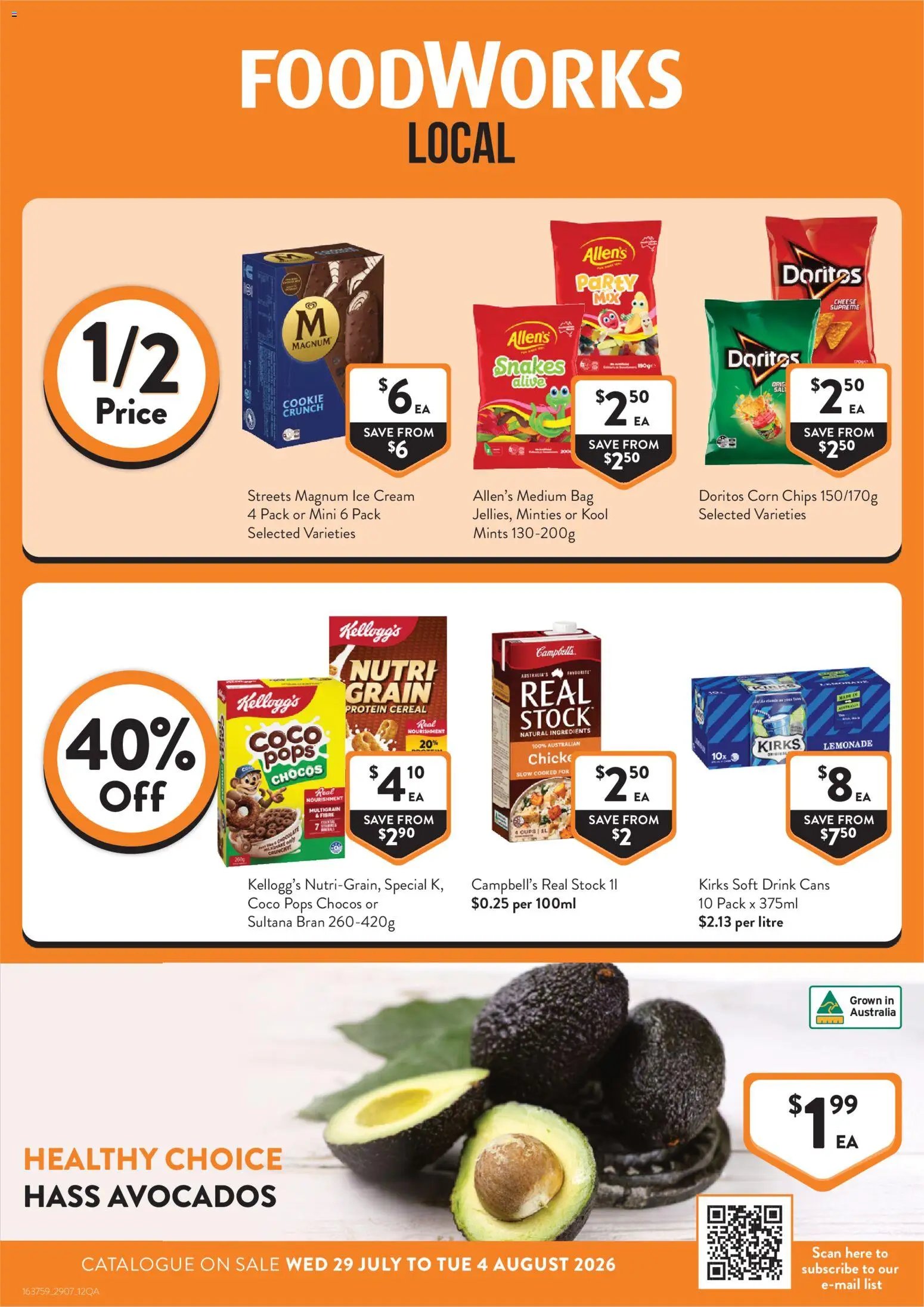 Foodworks catalogue from 29/07/2026 Foodworks catalogue QLD