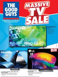 The Good Guys catalogue from 26/08/2026 The Good Guys catalogue MASSIVE TV SALE
