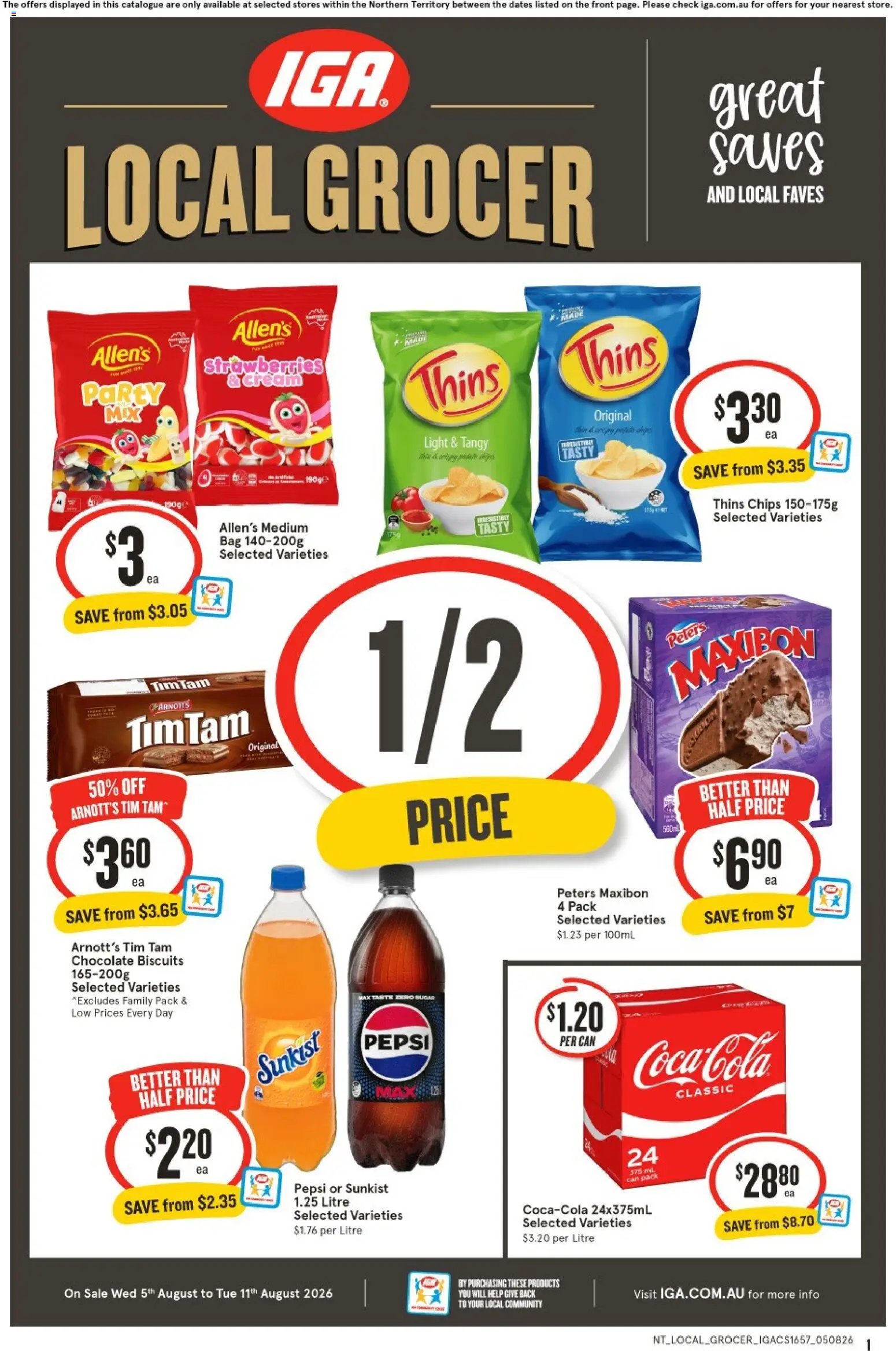 IGA catalogue from 05/08/2026 IGA Local Grocer