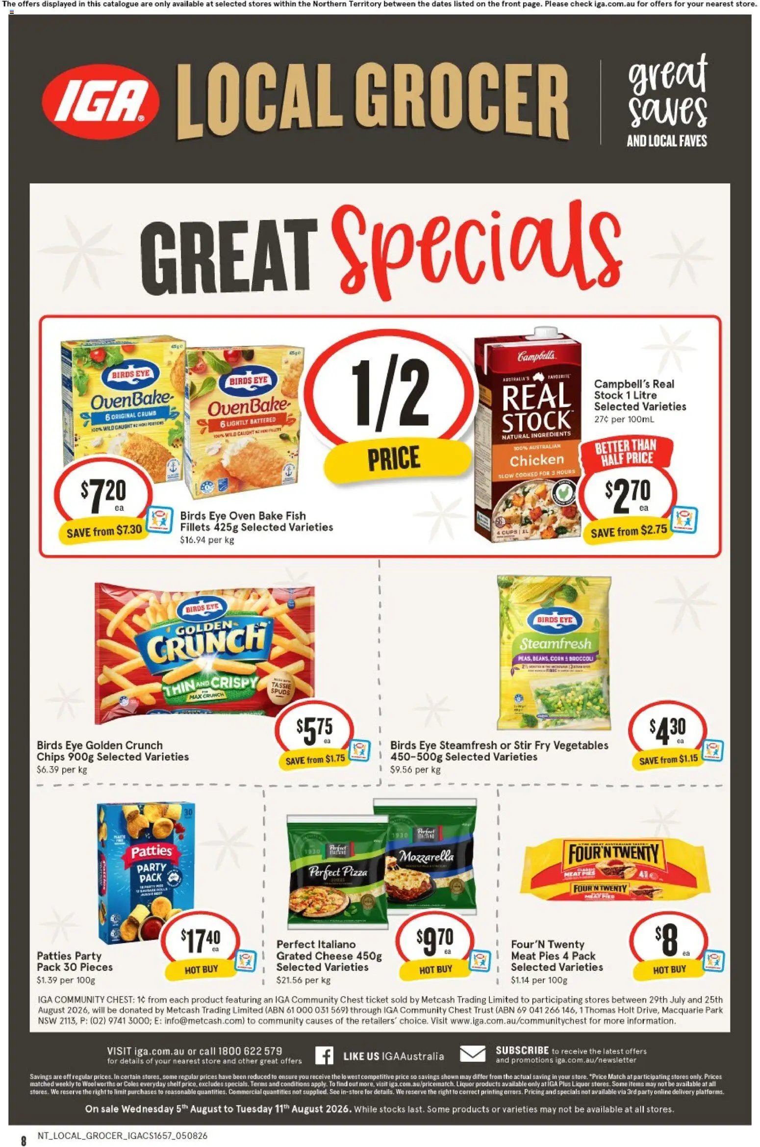 IGA catalogue from 05/08/2026 IGA Local Grocer