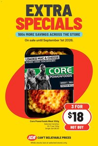 IGA catalogue from 25/08/2026 IGA catalogue Extra specials East Brisbane