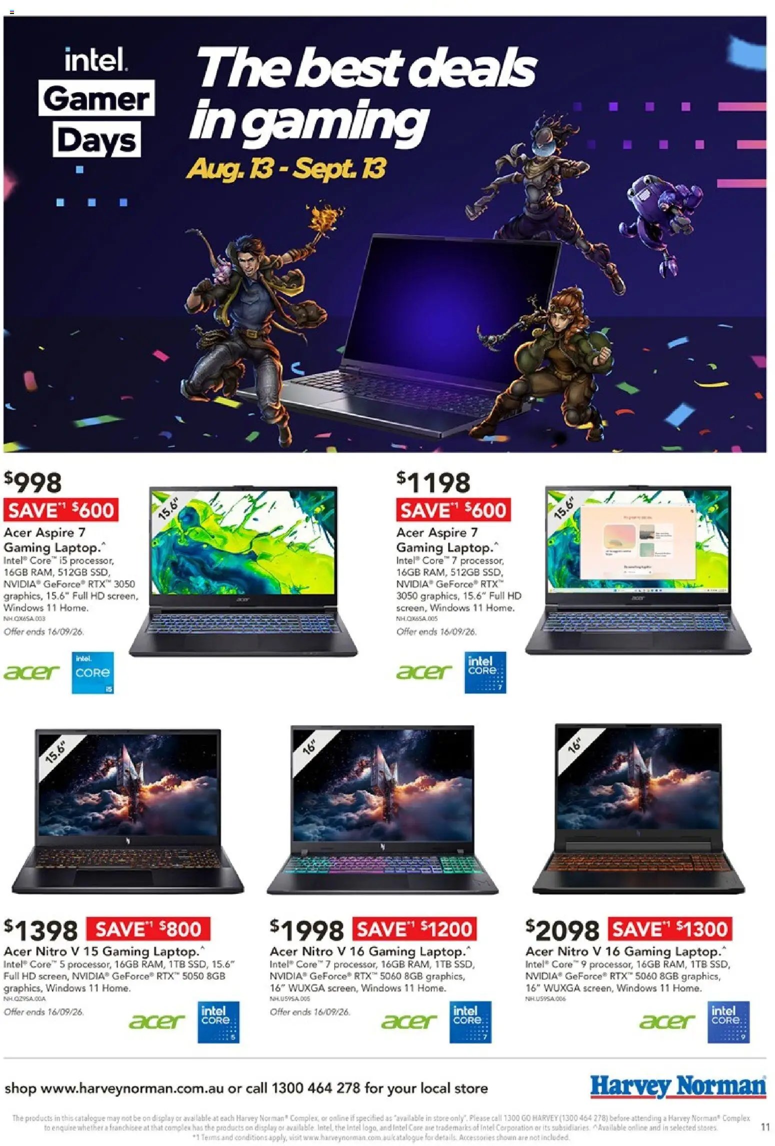 Harvey Norman catalogue from 16/09/2026 Harvey Norman Top Picks in the Latest Tech