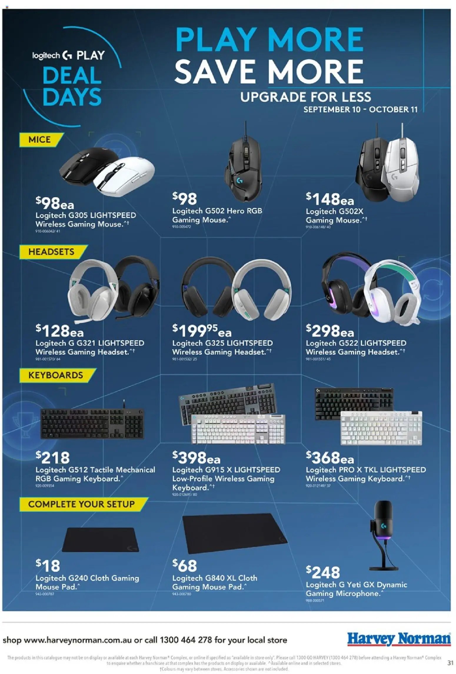 Harvey Norman catalogue from 16/09/2026 Harvey Norman Top Picks in the Latest Tech