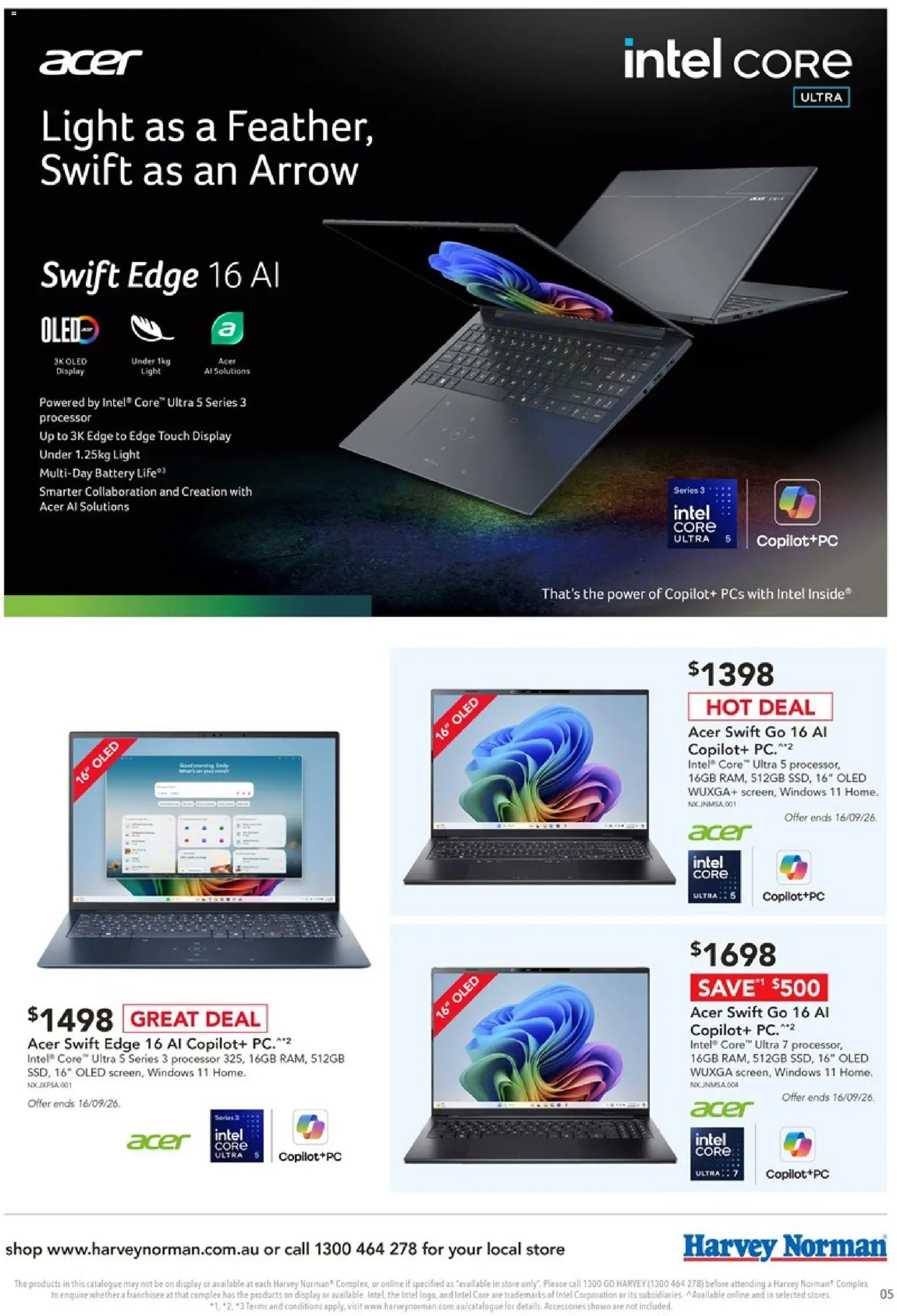 Harvey Norman catalogue from 16/09/2026 Harvey Norman Top Picks in the Latest Tech