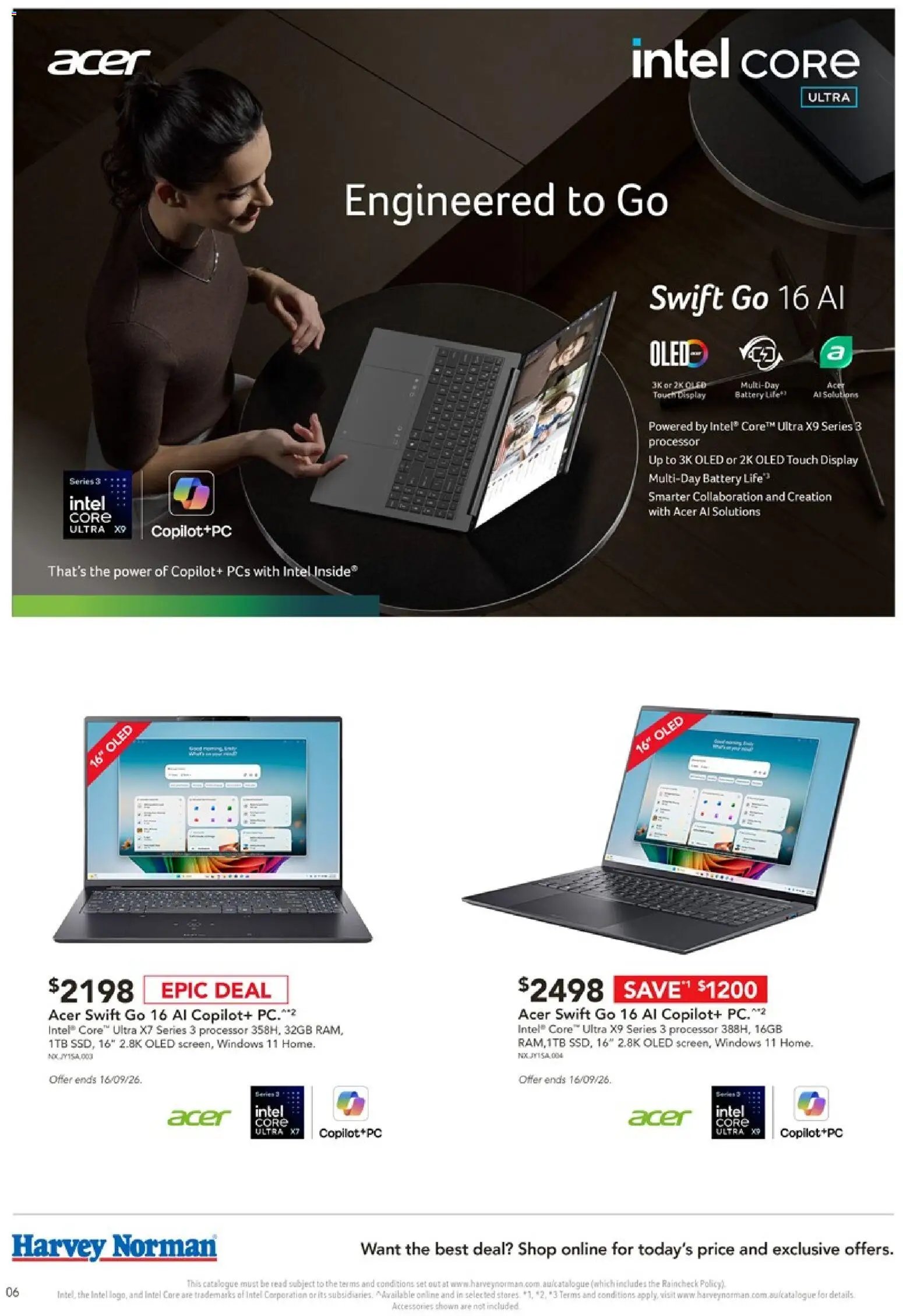 Harvey Norman catalogue from 16/09/2026 Harvey Norman Top Picks in the Latest Tech