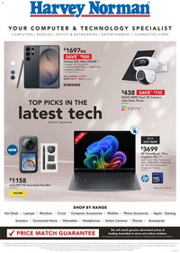 Harvey Norman catalogue from 16/09/2026 Harvey Norman Top Picks in the Latest Tech