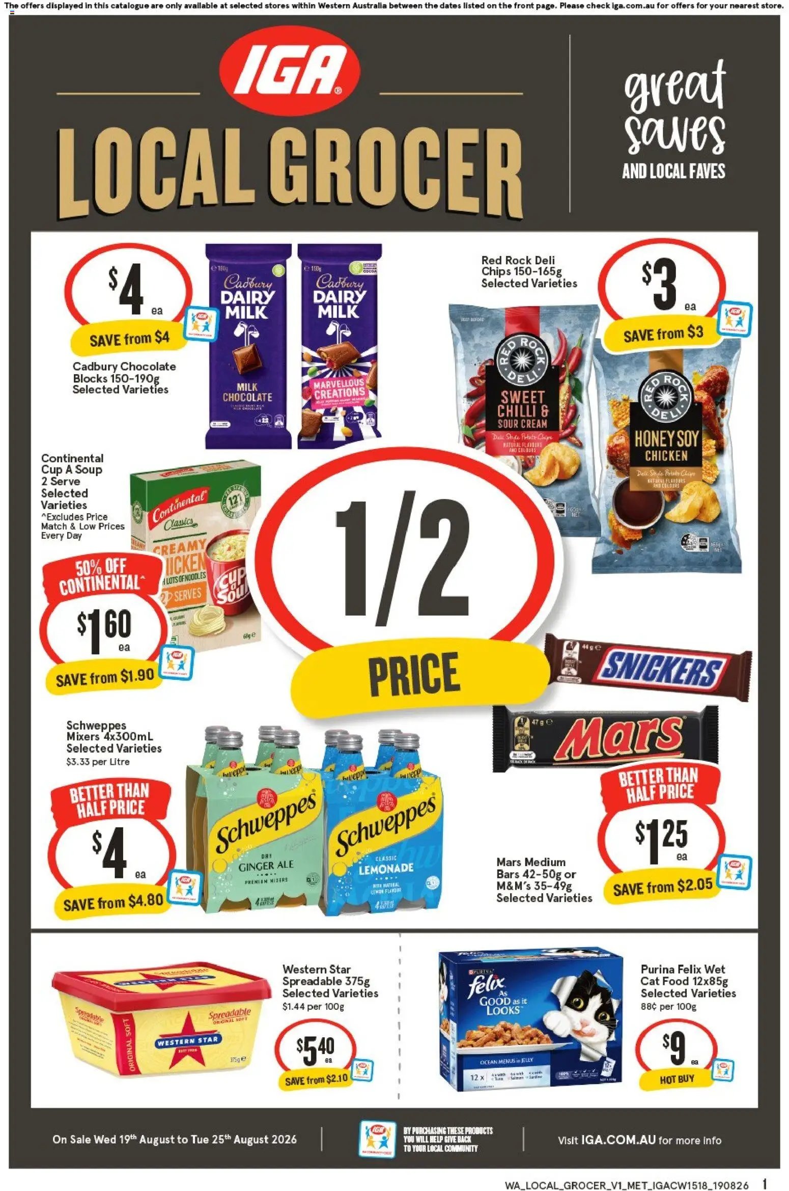 IGA catalogue from 19/08/2026 IGA Local Grocer WA