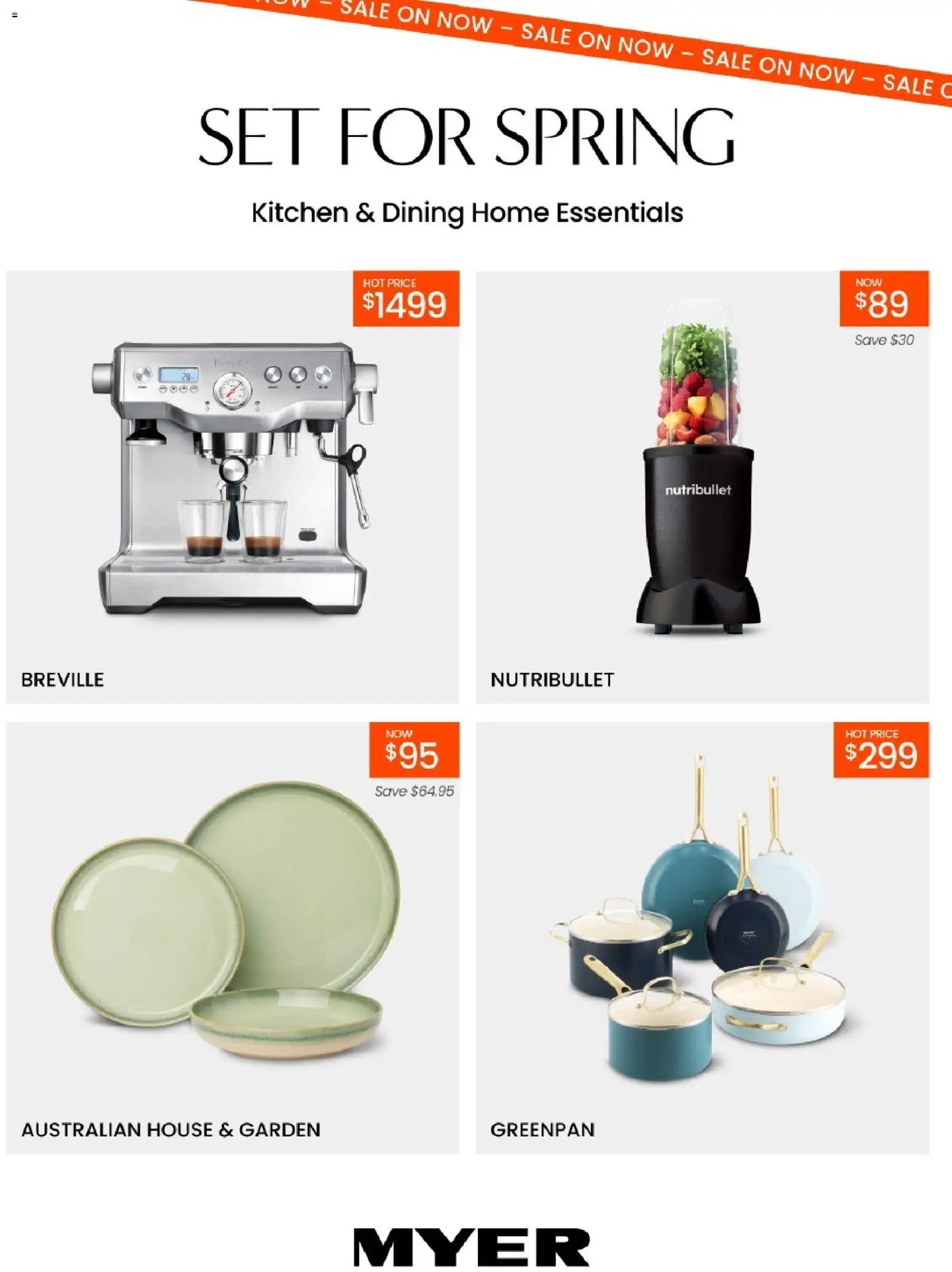 Myer catalogue from 09/08/2026 Myer Kitchen & Dining Home Essentials