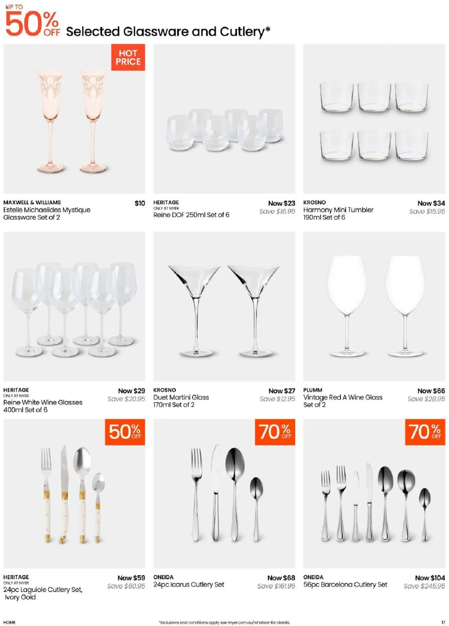 Myer catalogue from 09/08/2026 Myer Kitchen & Dining Home Essentials