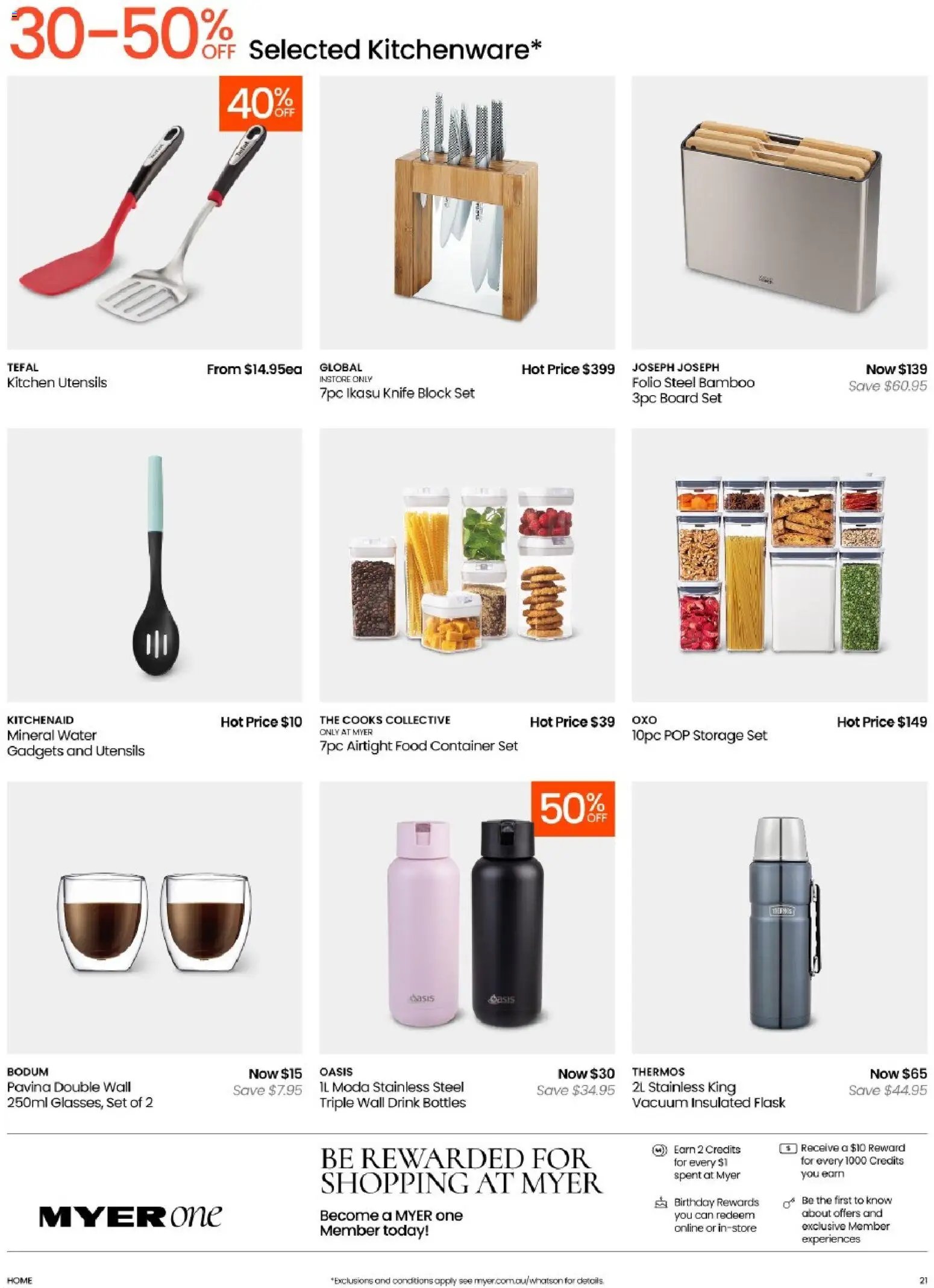 Myer catalogue from 09/08/2026 Myer Kitchen & Dining Home Essentials