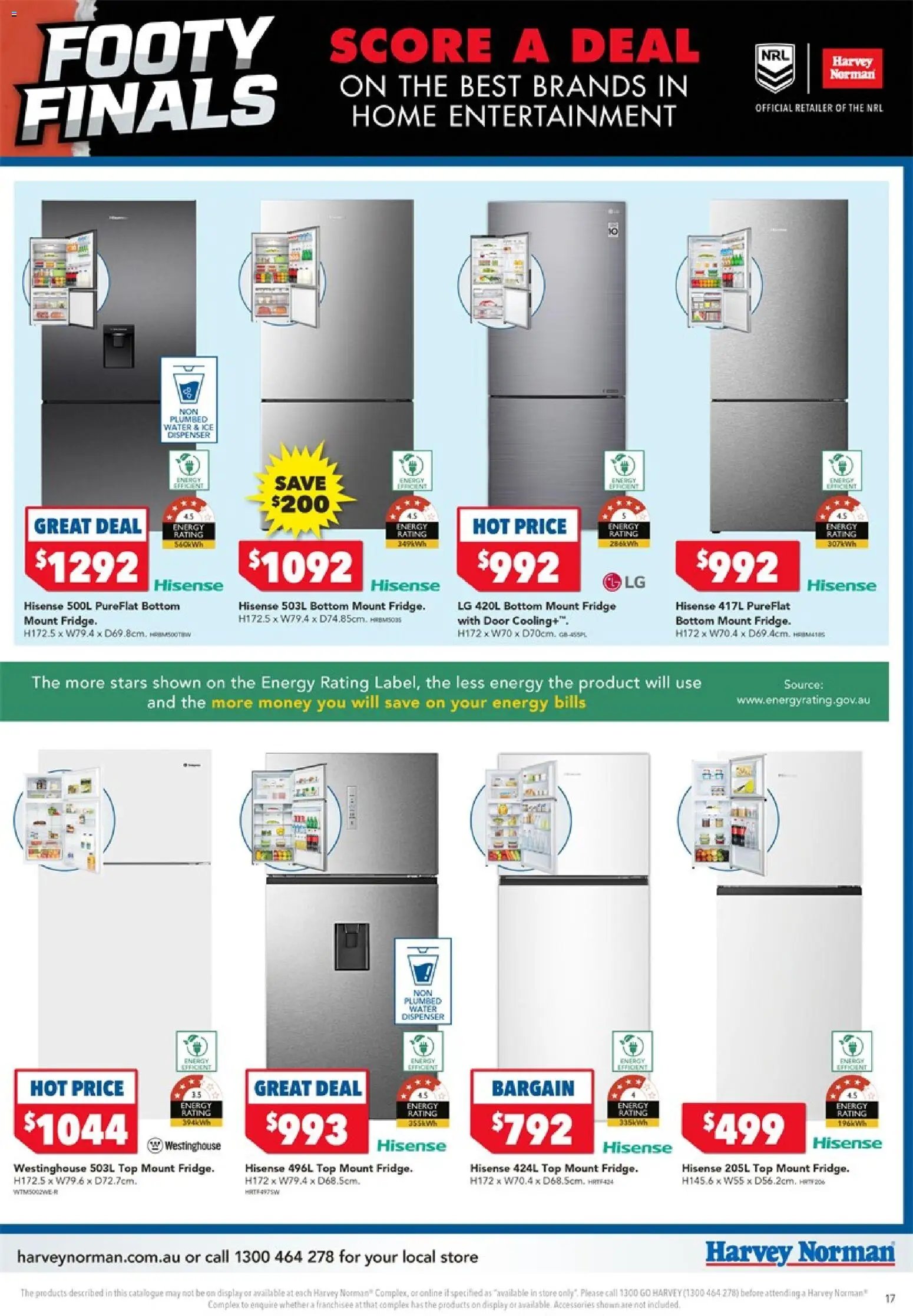 Harvey Norman catalogue from 24/09/2026 Harvey Norman Footy Finals