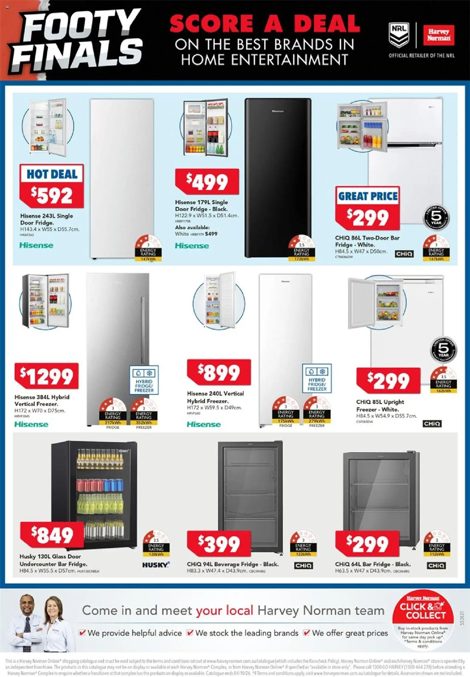Harvey Norman catalogue from 24/09/2026 Harvey Norman Footy Finals