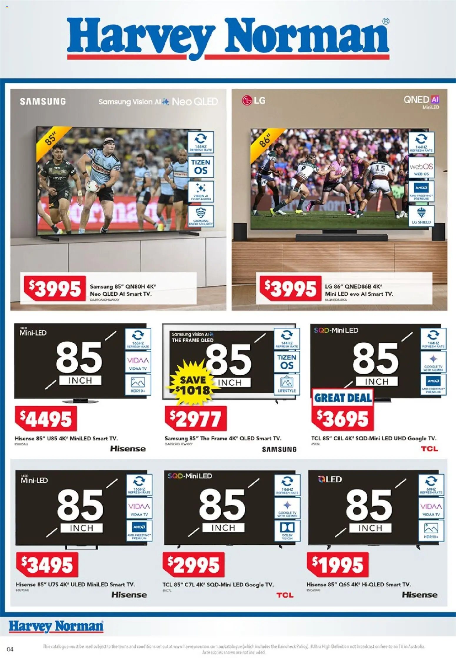 Harvey Norman catalogue from 24/09/2026 Harvey Norman Footy Finals