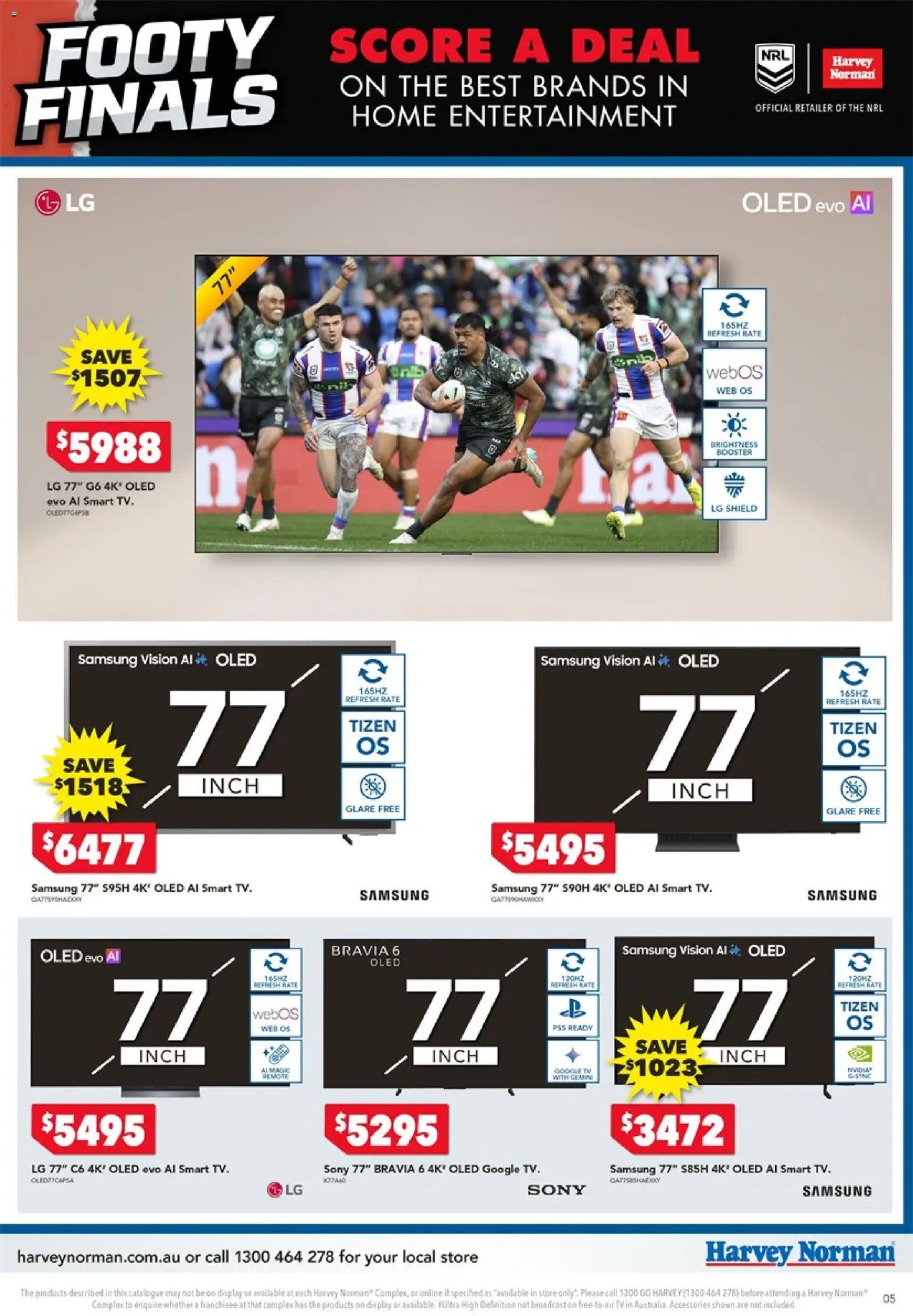 Harvey Norman catalogue from 24/09/2026 Harvey Norman Footy Finals