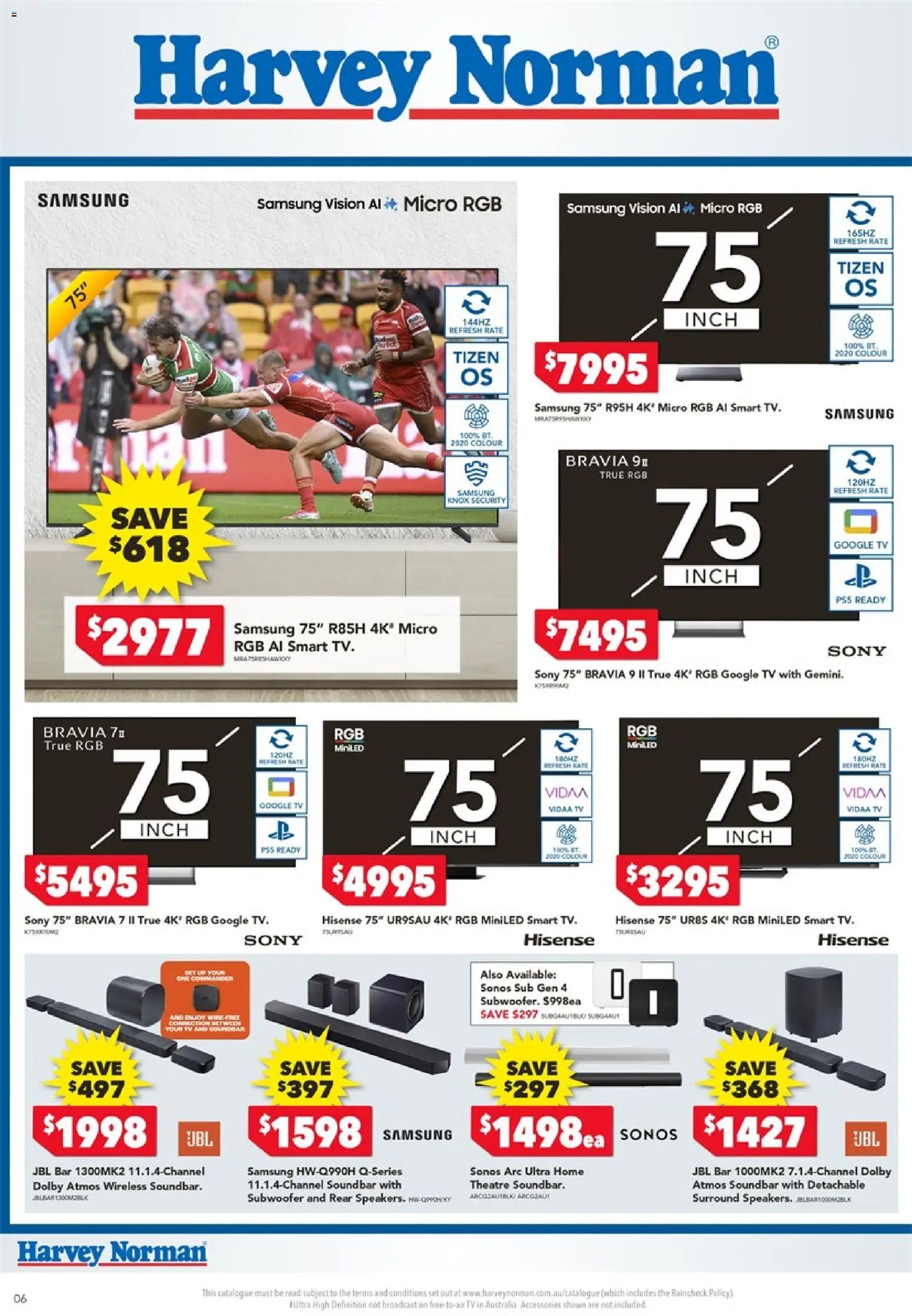 Harvey Norman catalogue from 24/09/2026 Harvey Norman Footy Finals