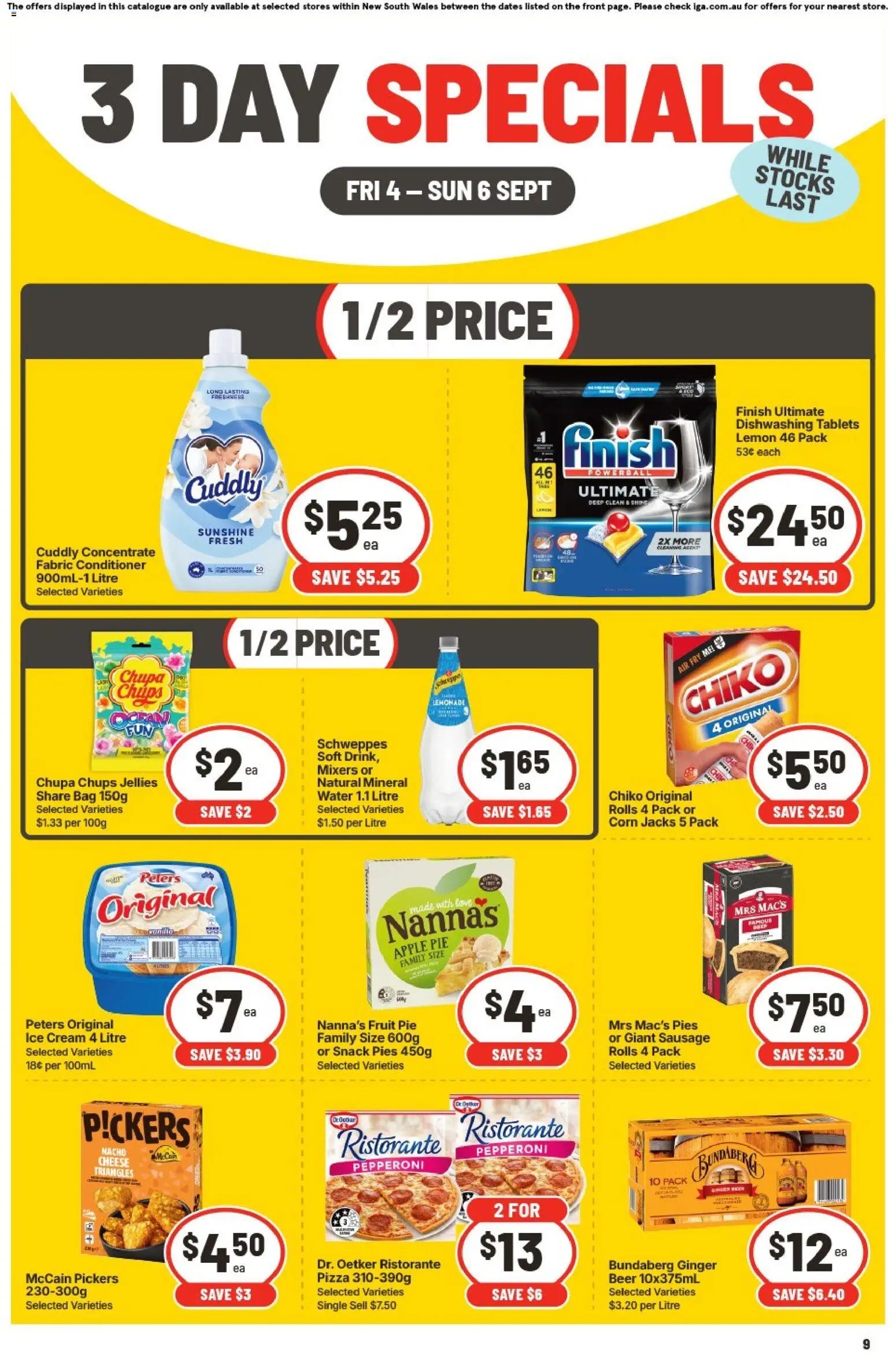 IGA catalogue from 04/09/2026 IGA 3 Day Specials Hackett