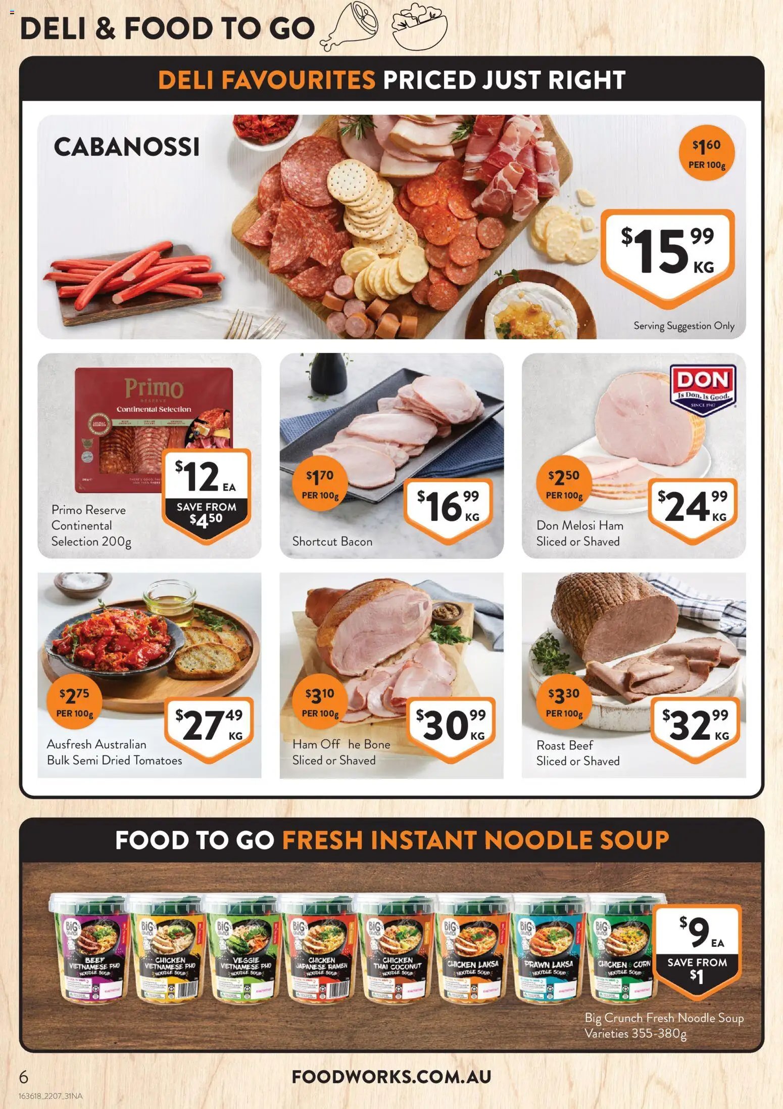 Foodworks catalogue from 22/07/2026 Foodworks catalogue