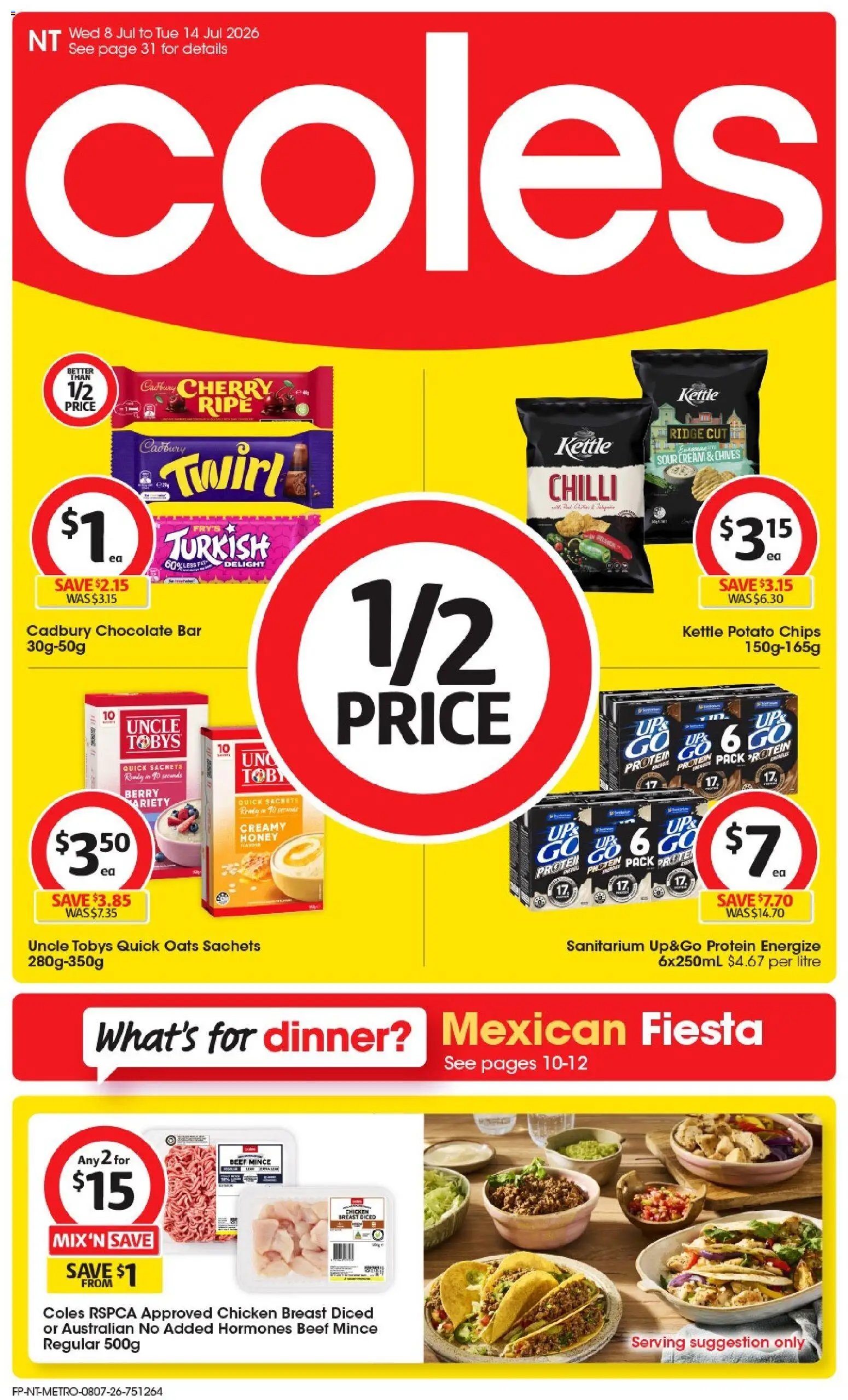 Coles catalogue from 08/07/2026 Coles catalogue NT