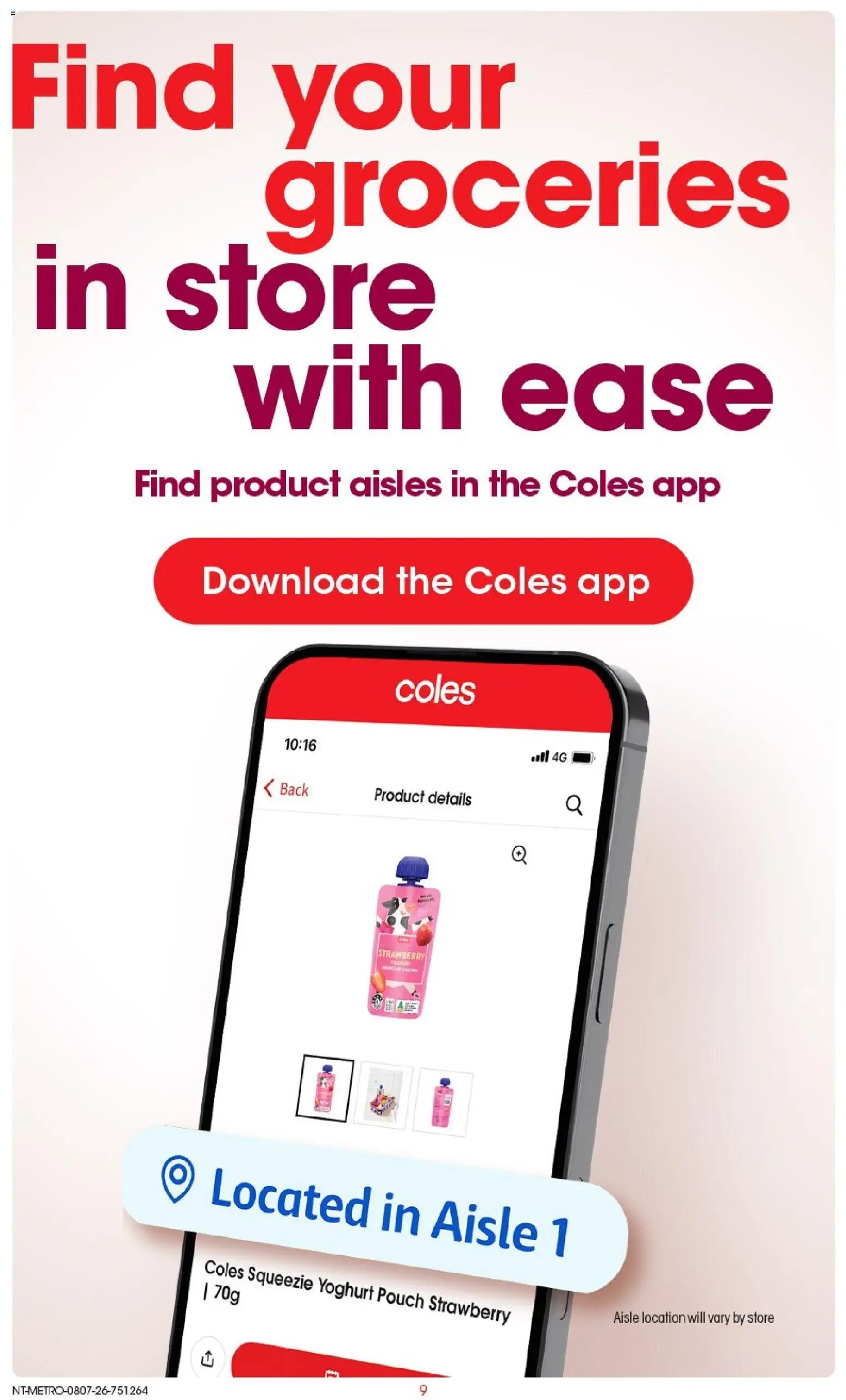 Coles catalogue from 08/07/2026 Coles catalogue NT