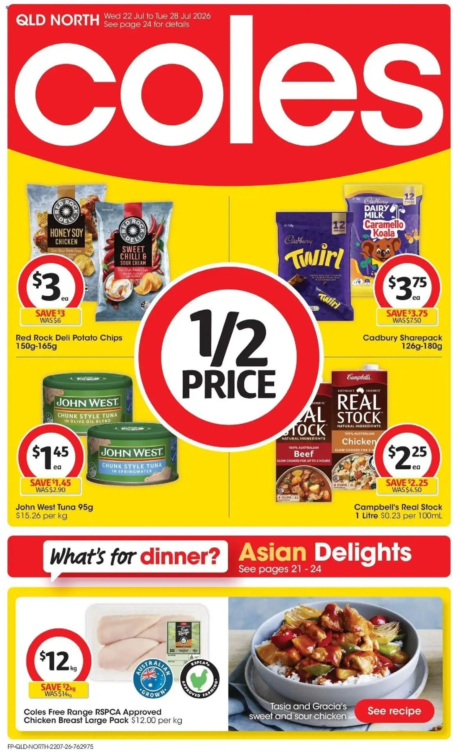 Coles catalogue from 22/07/2026 Coles catalogue QLD North