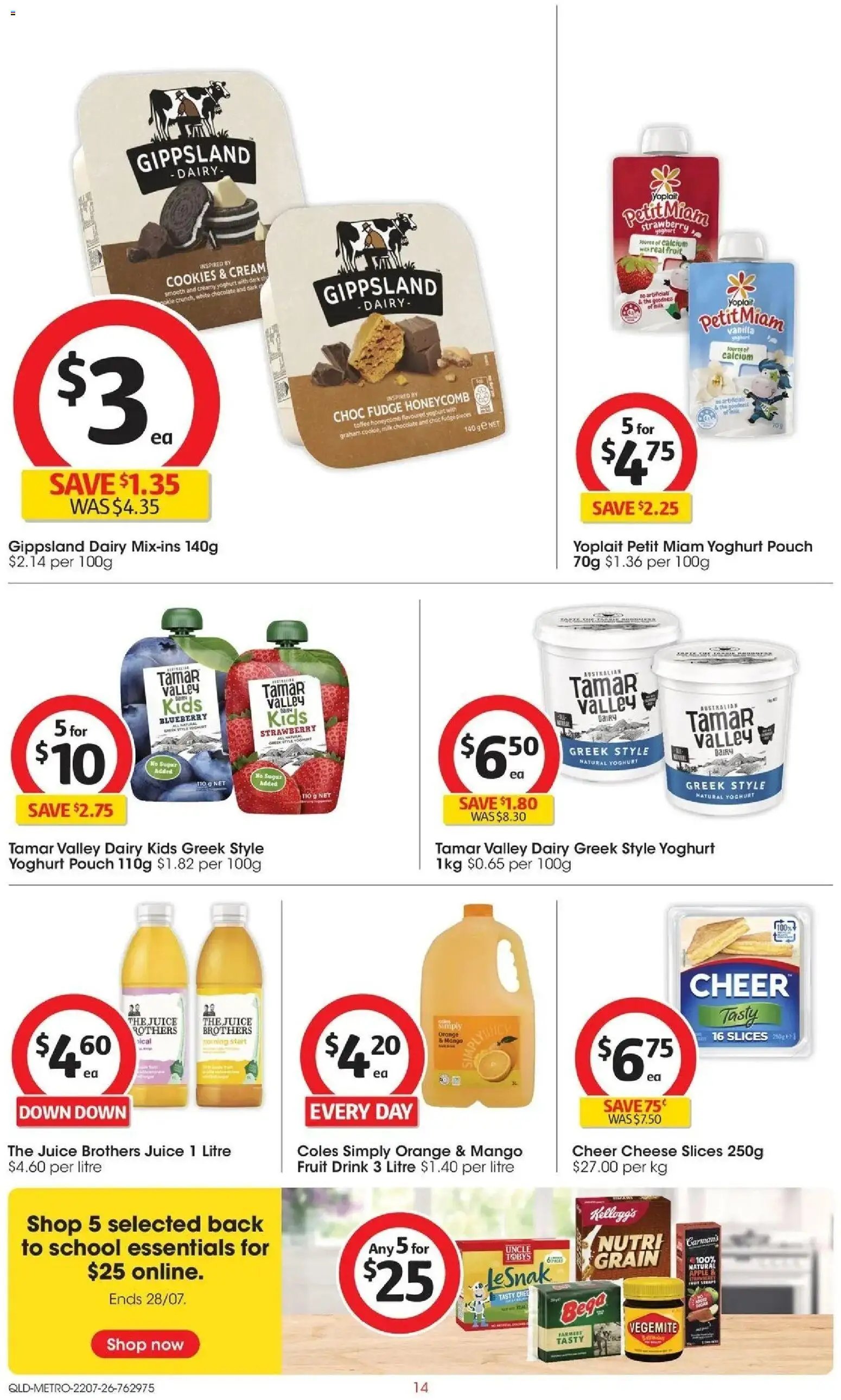 Coles catalogue from 22/07/2026 Coles catalogue QLD North