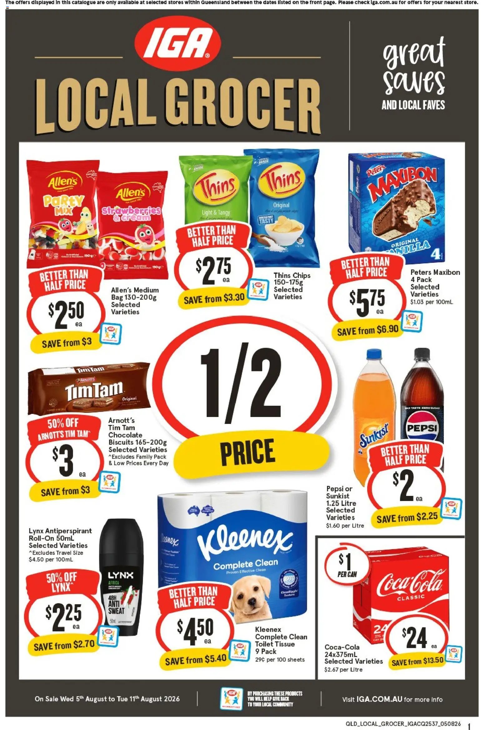 IGA catalogue from 05/08/2026 IGA Local Grocer QLD
