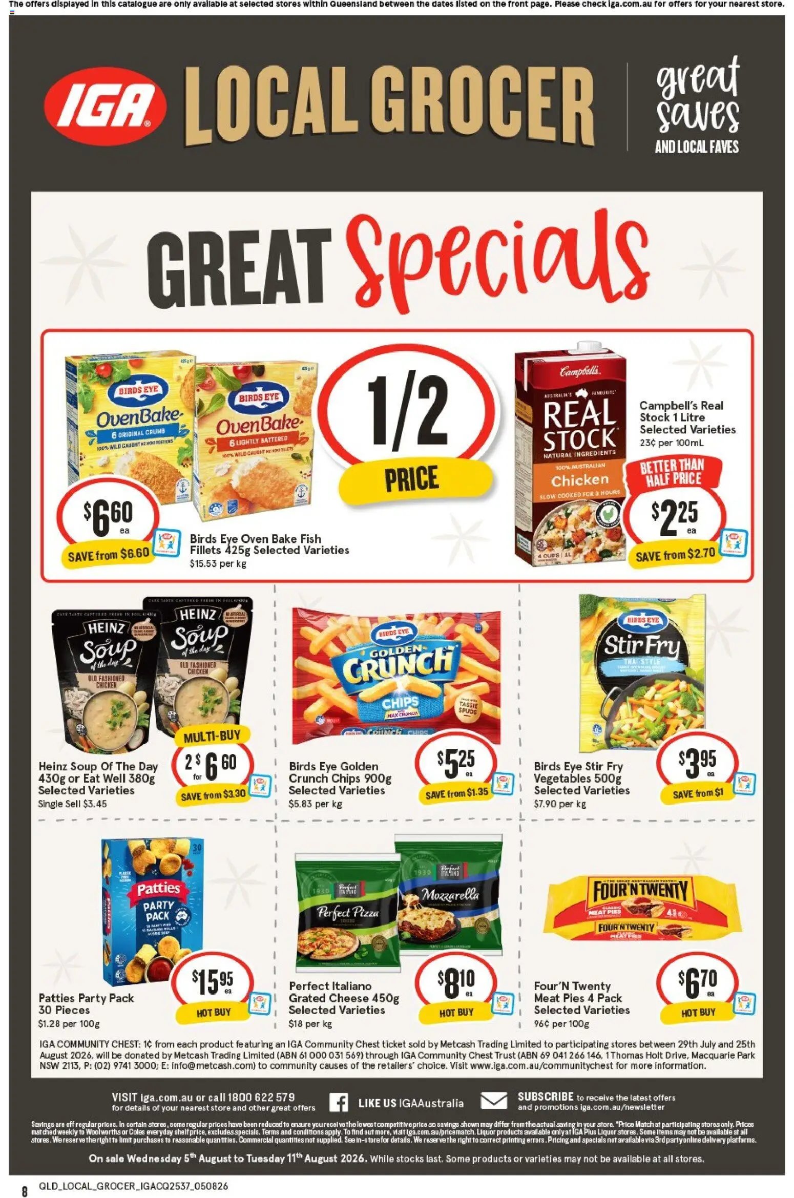 IGA catalogue from 05/08/2026 IGA Local Grocer QLD