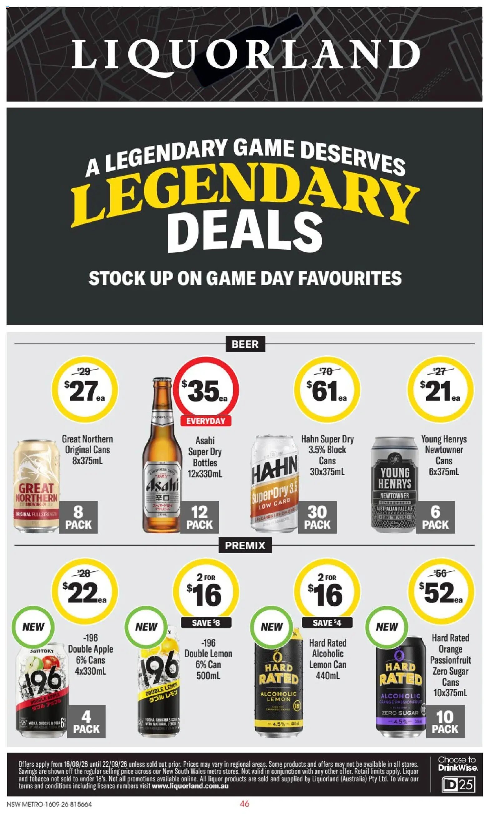 Liquorland catalogue from 16/09/2026 Liquorland OS 16/09