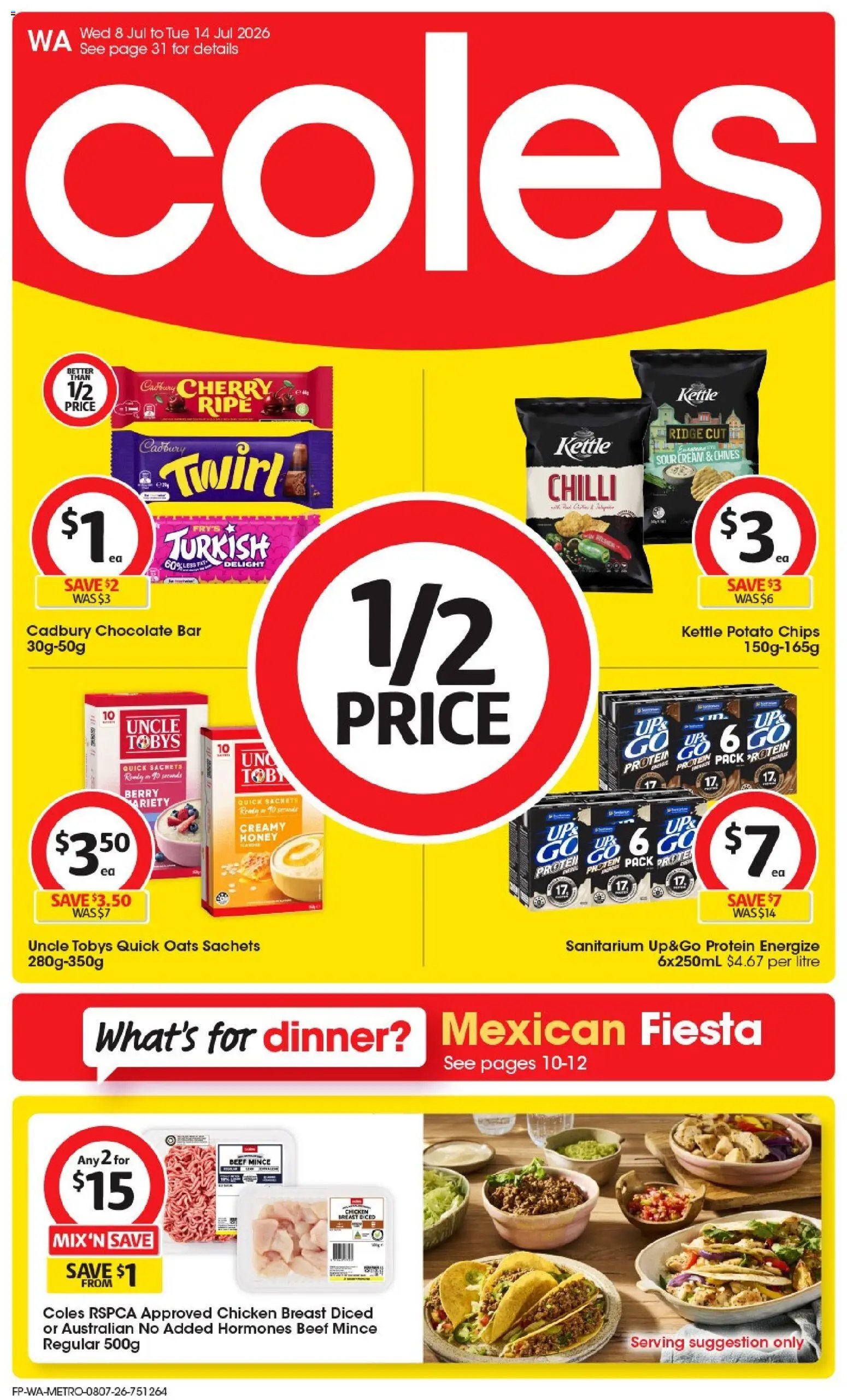 Coles catalogue from 08/07/2026 Coles catalogue WA