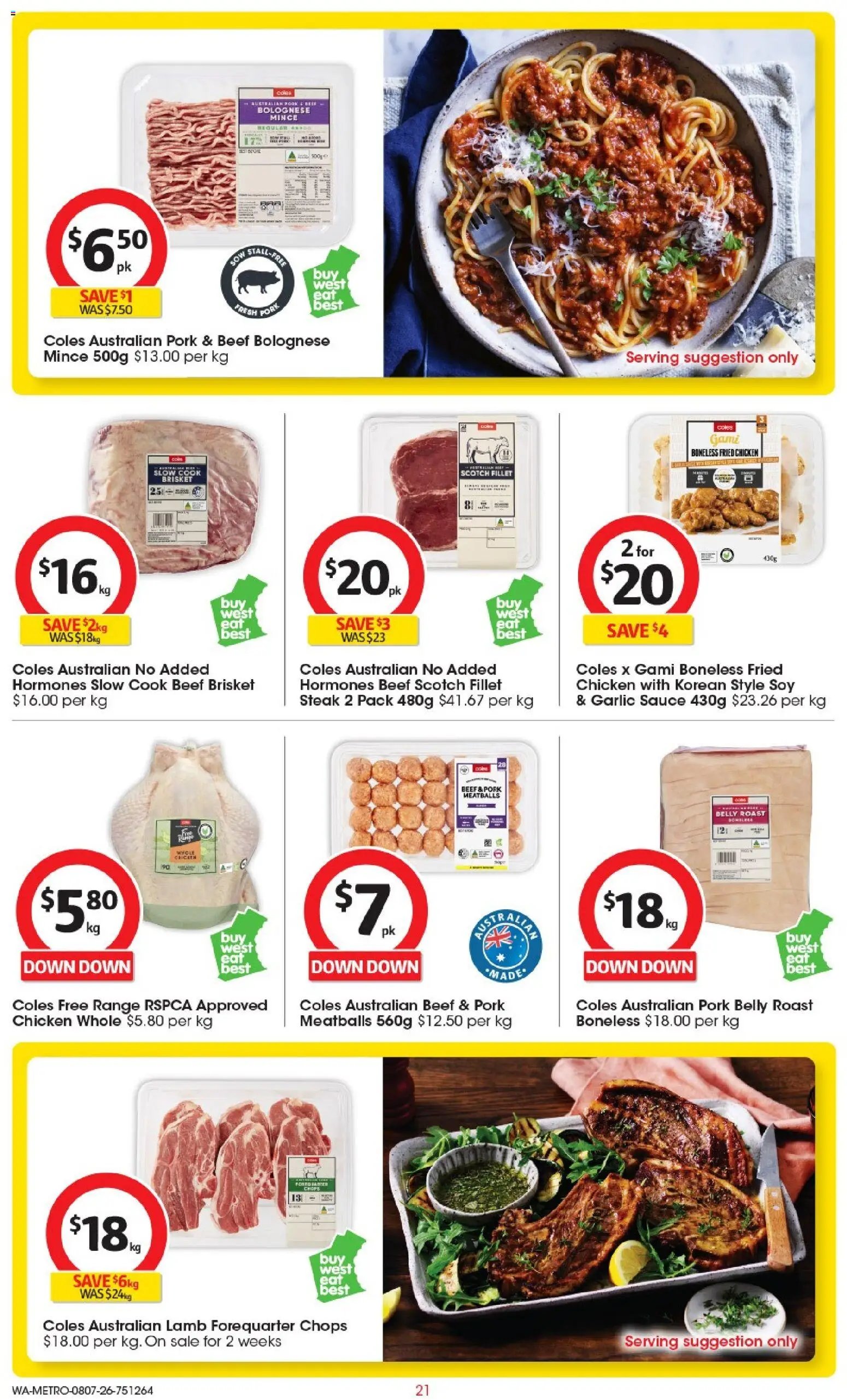 Coles catalogue from 08/07/2026 Coles catalogue WA