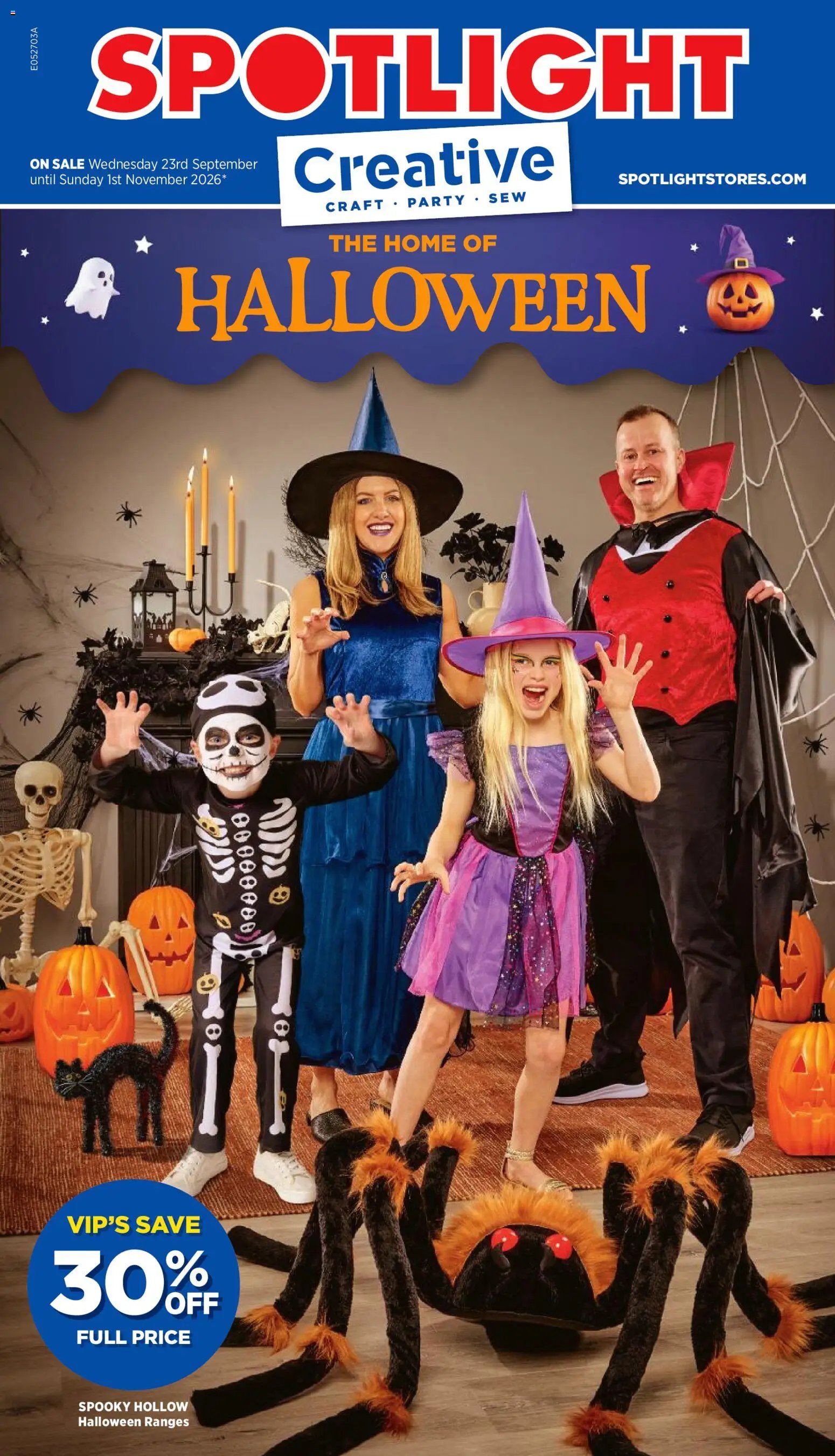 Spotlight catalogue from 23/09/2026 Spotlight catalogue The Home Of Halloween