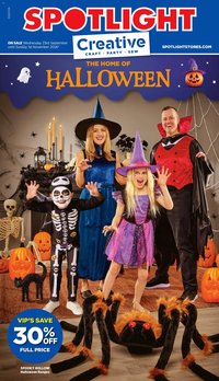 Spotlight catalogue from 23/09/2026 Spotlight catalogue The Home Of Halloween