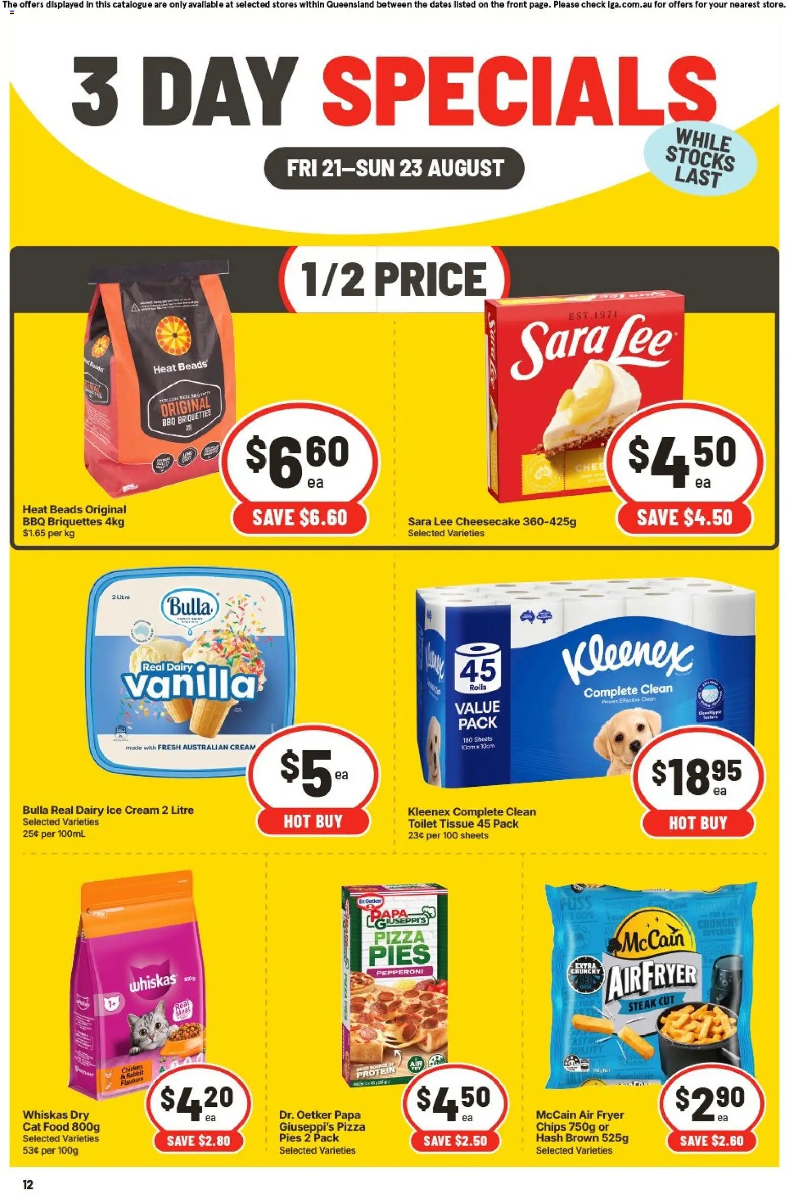 IGA catalogue from 21/08/2026 IGA 3 Day Specials QLD