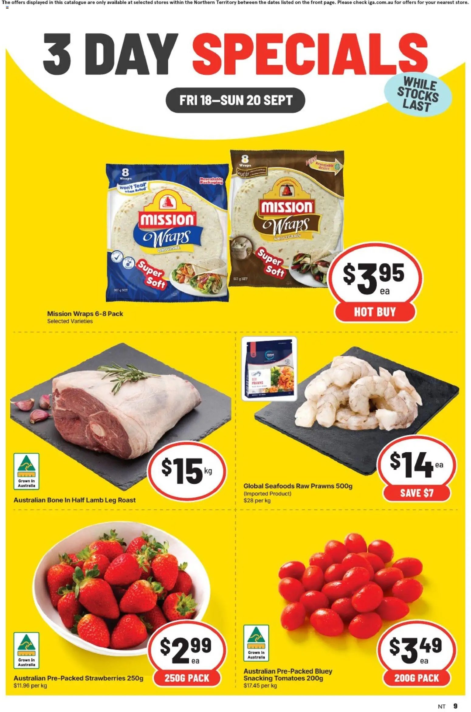 IGA catalogue from 18/09/2026 IGA catalogue Zuccoli