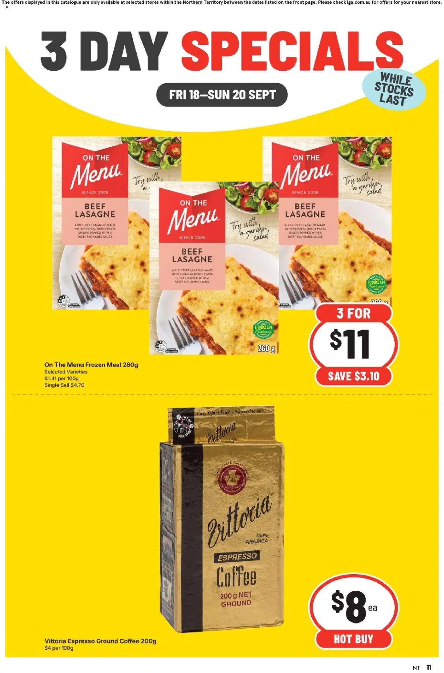 IGA catalogue from 18/09/2026 IGA catalogue Zuccoli