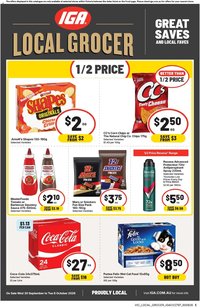 IGA catalogue from 30/09/2026 IGA catalogue Local Grocer Abbotsford
