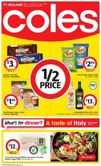 Coles catalogue from 01/07/2026 Coles catalogue PT Hedland